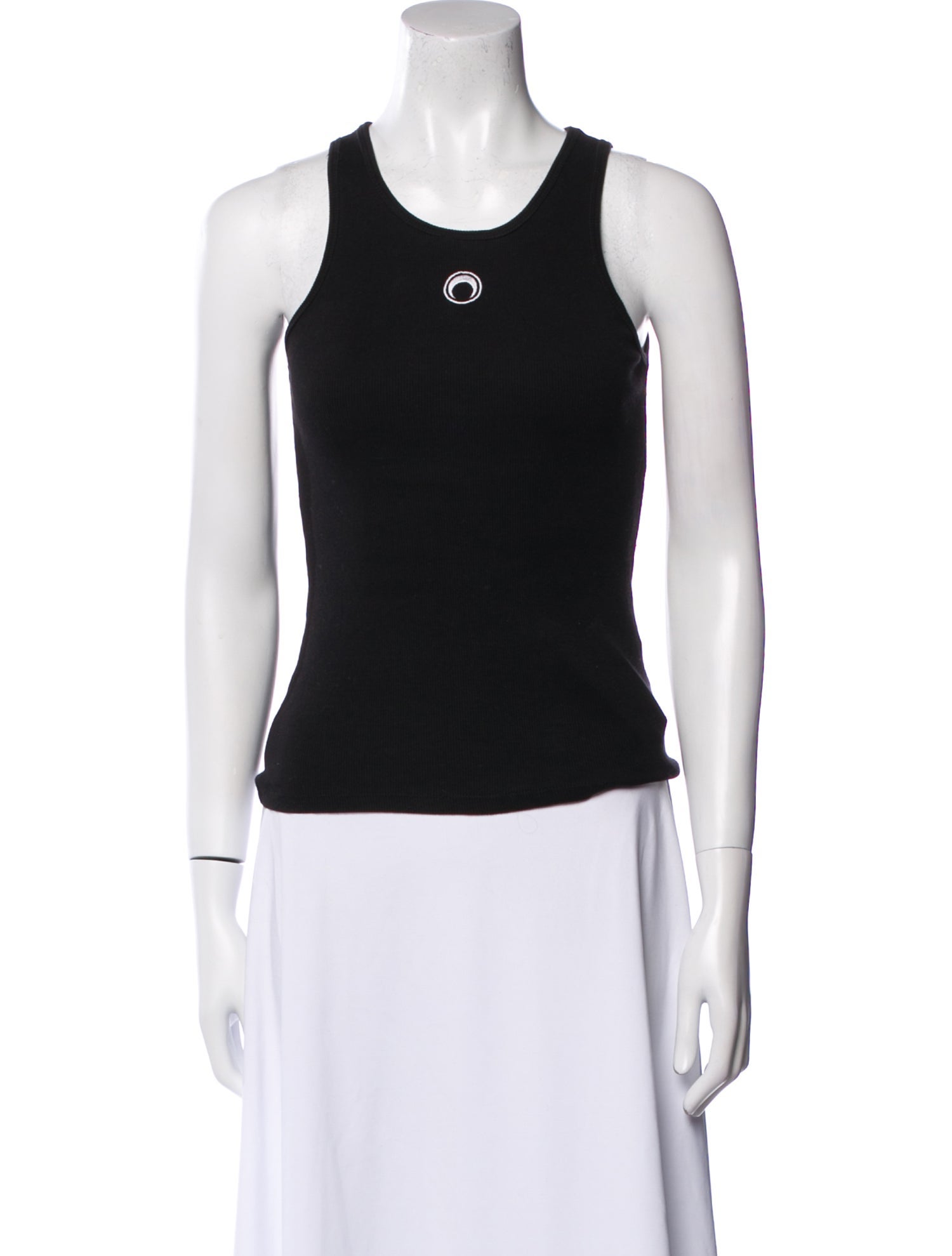 Marine Serre Scoop Neck Sleeveless Top