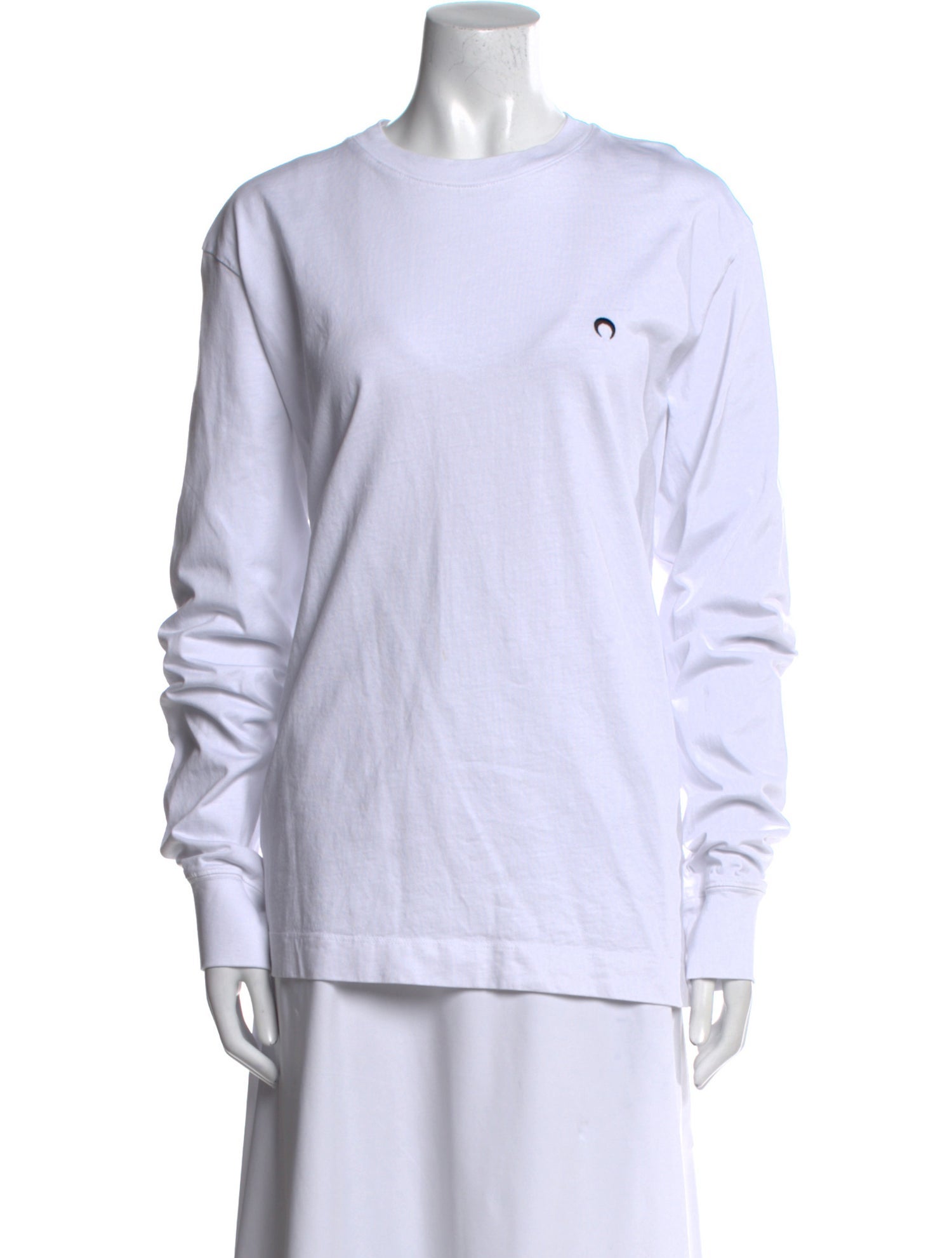 Marine Serre Crew Neck Long Sleeve Sweatshirt