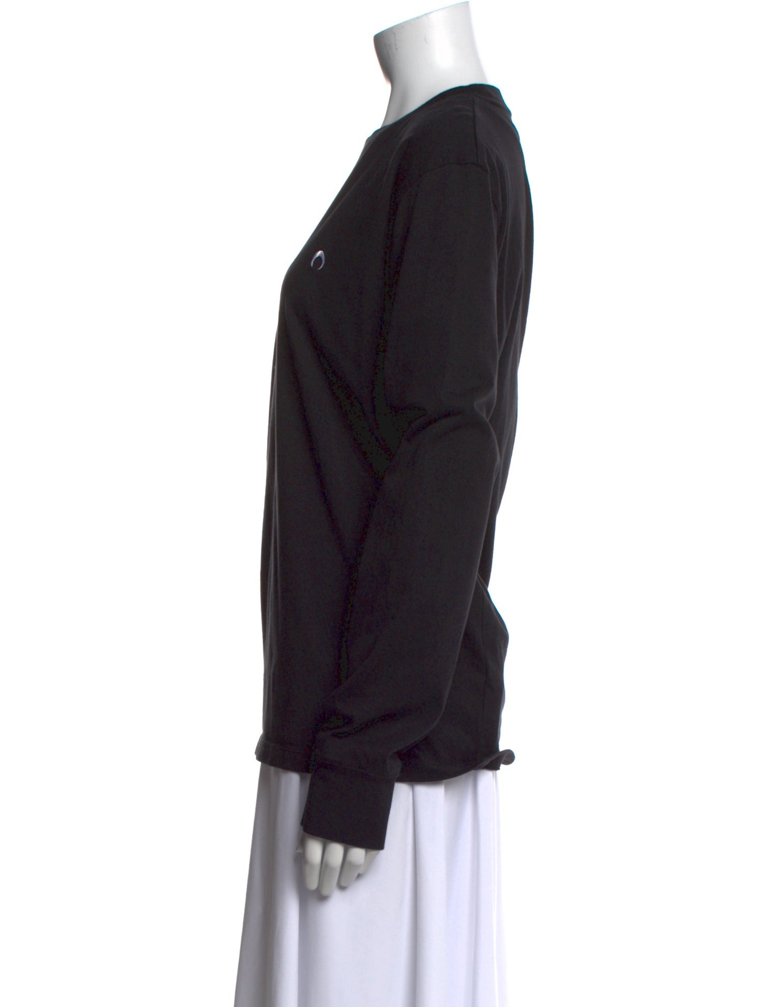 Marine Serre Crew Neck Long Sleeve Sweatshirt