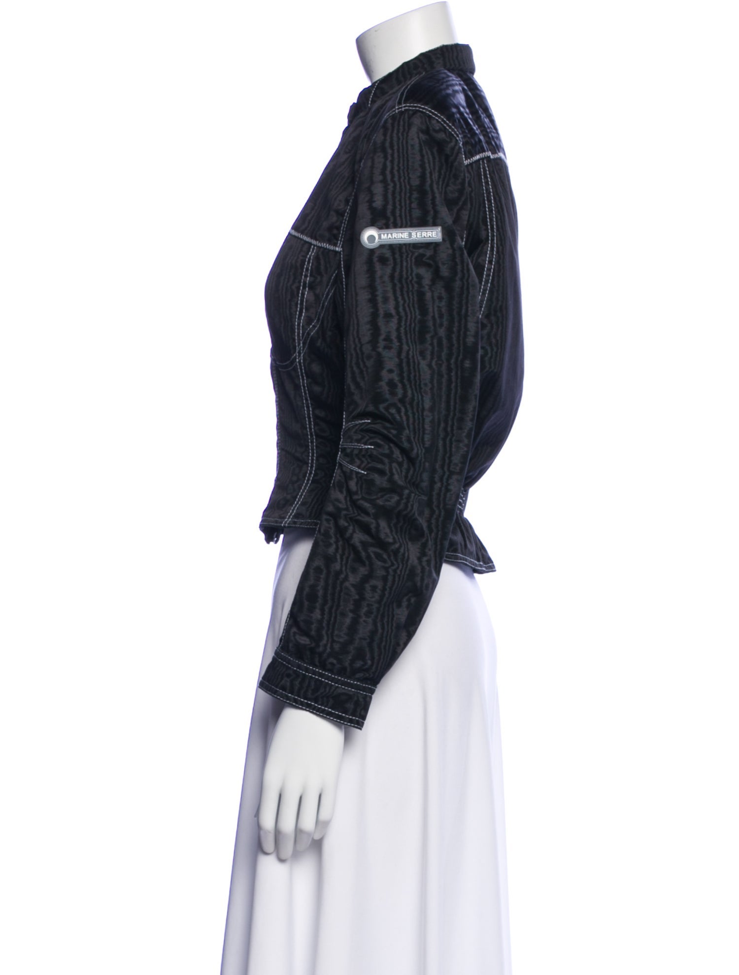 Marine Serre Striped Evening Jacket