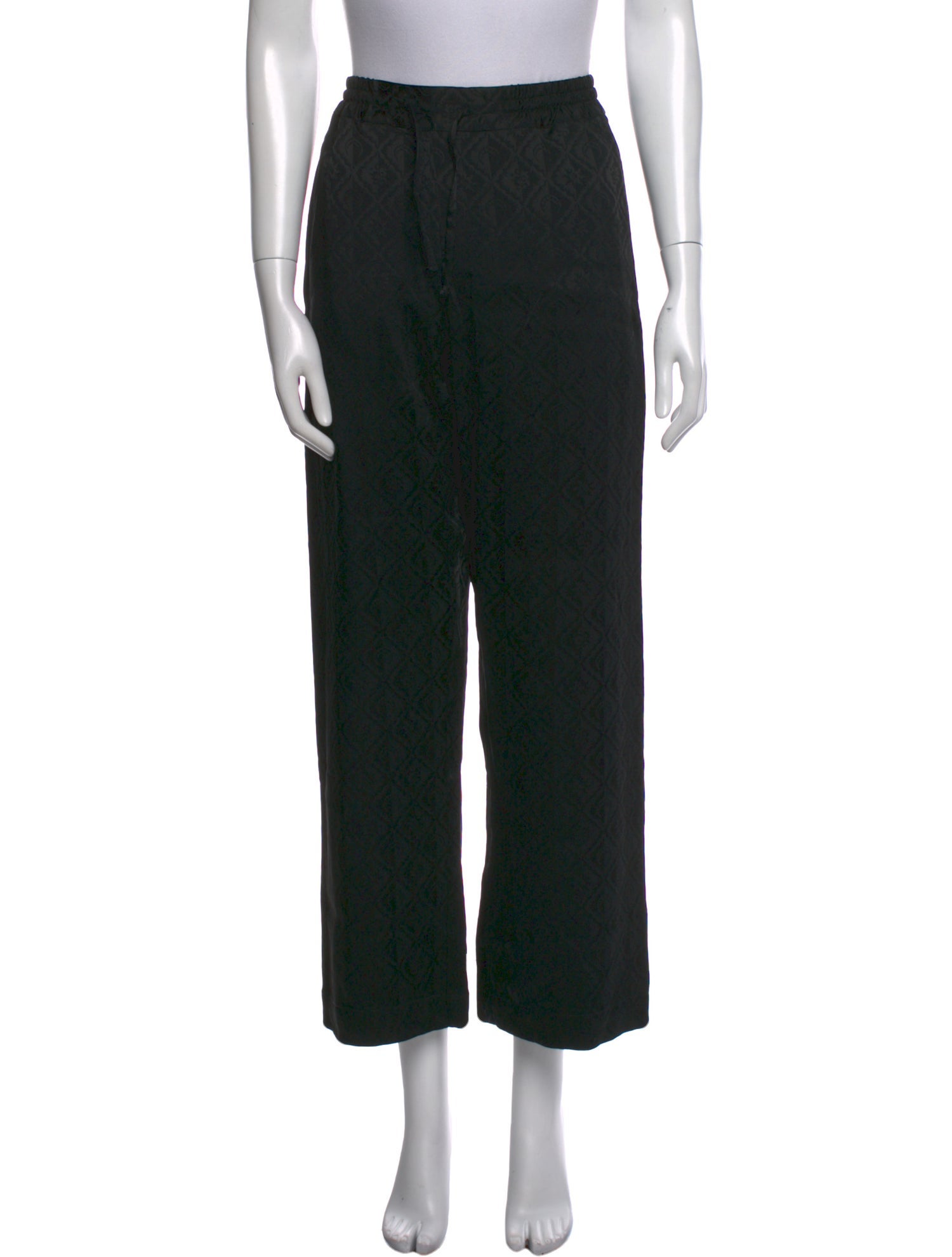 Marine Serre Satin Wide Leg Pants