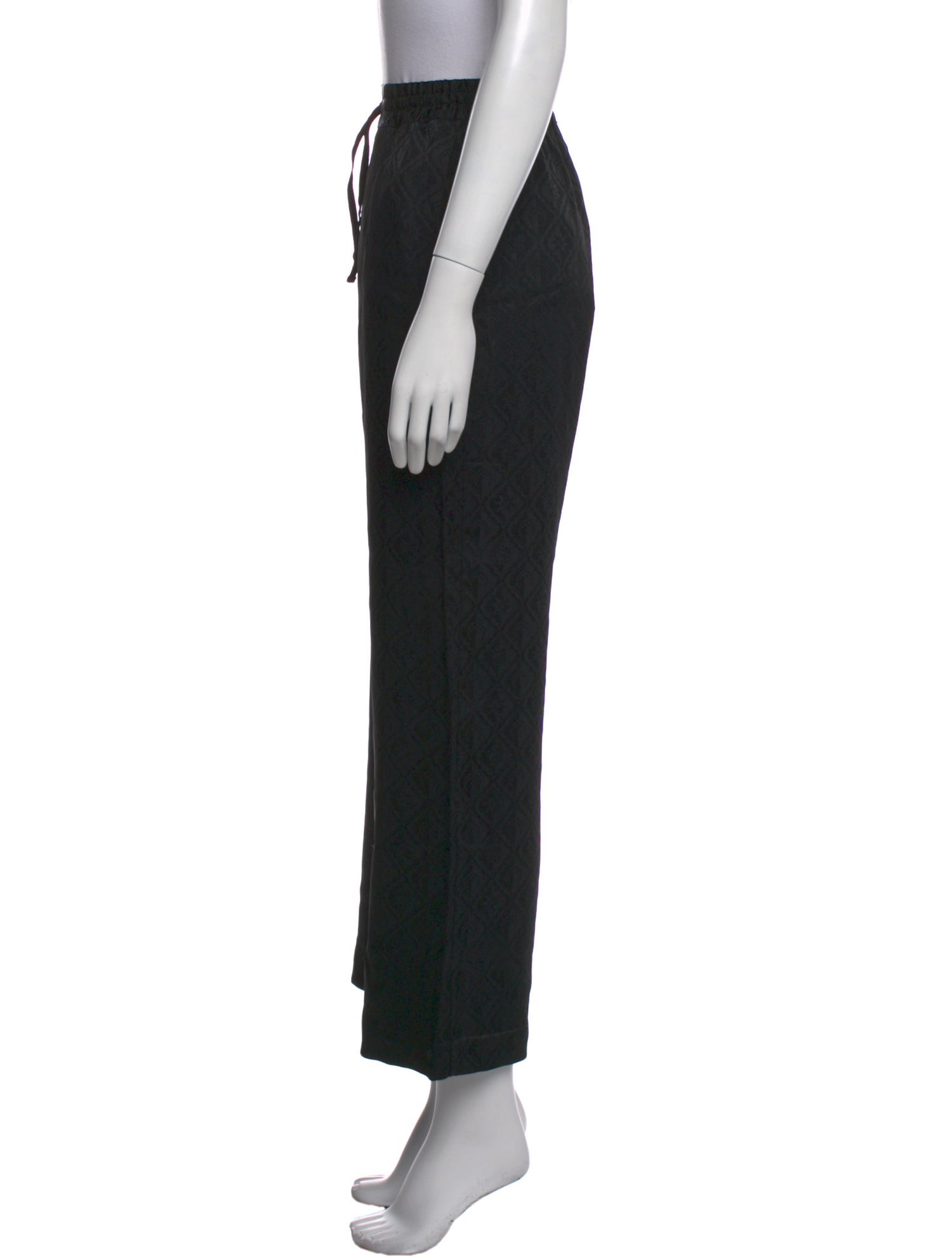 Marine Serre Satin Wide Leg Pants
