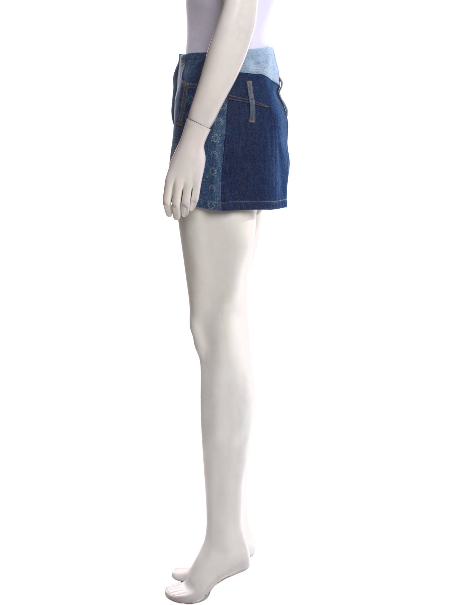 Marine Serre Mini Skirt