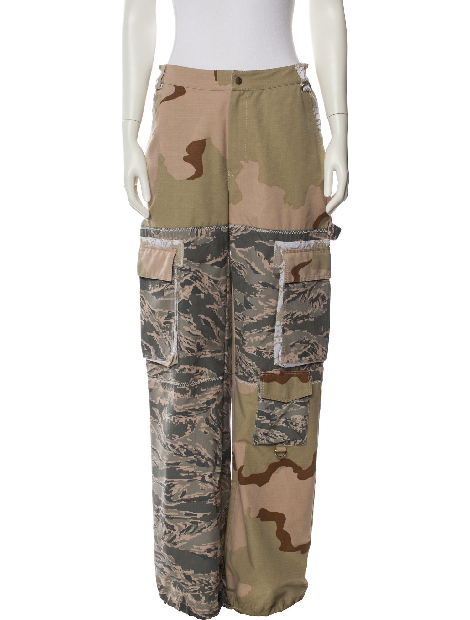 Marine Serre Printed Wide Leg Pants