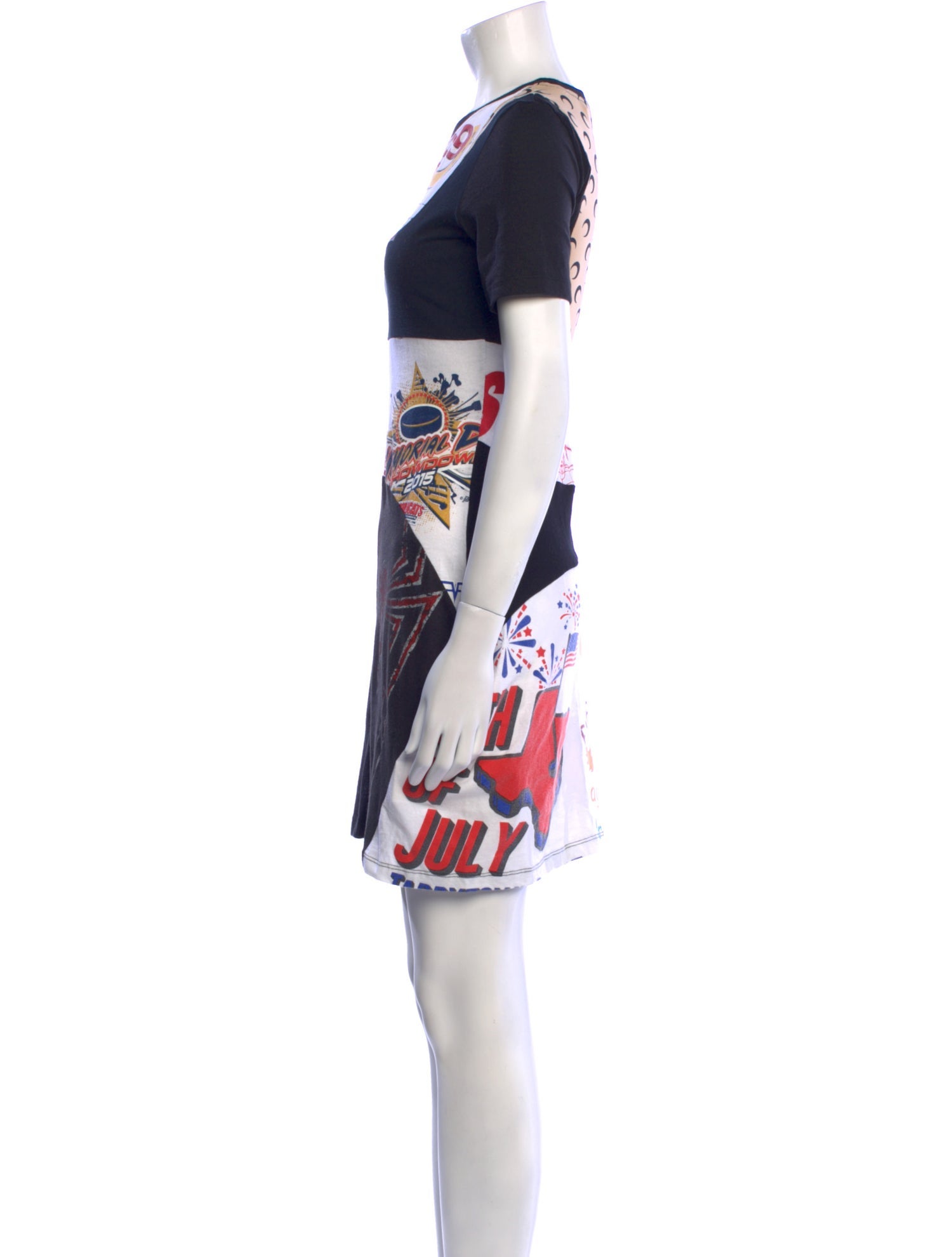 Marine Serre Graphic Print Mini Dress