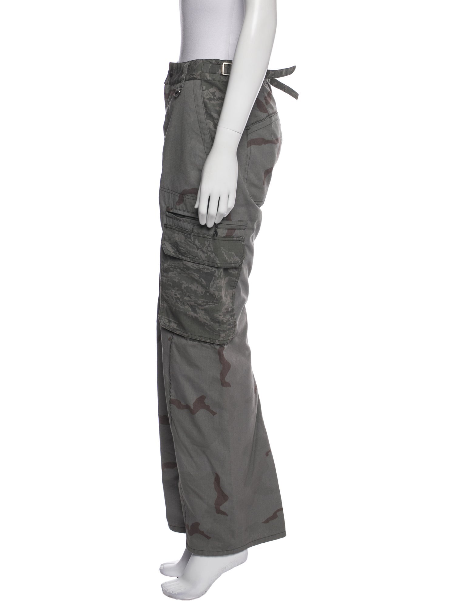 Marine Serre Printed Wide Leg Pants