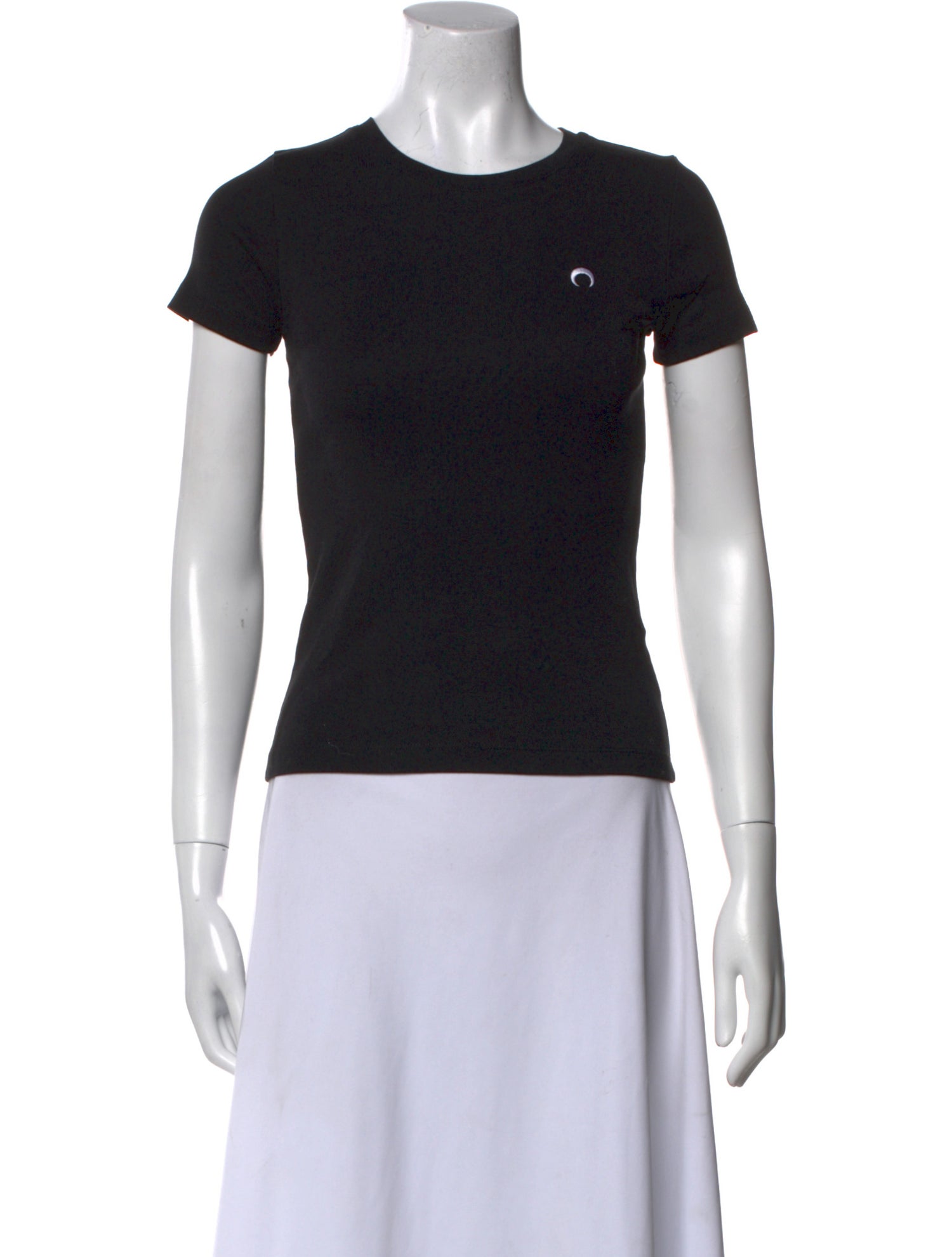 Marine Serre Crew Neck Short Sleeve T-Shirt