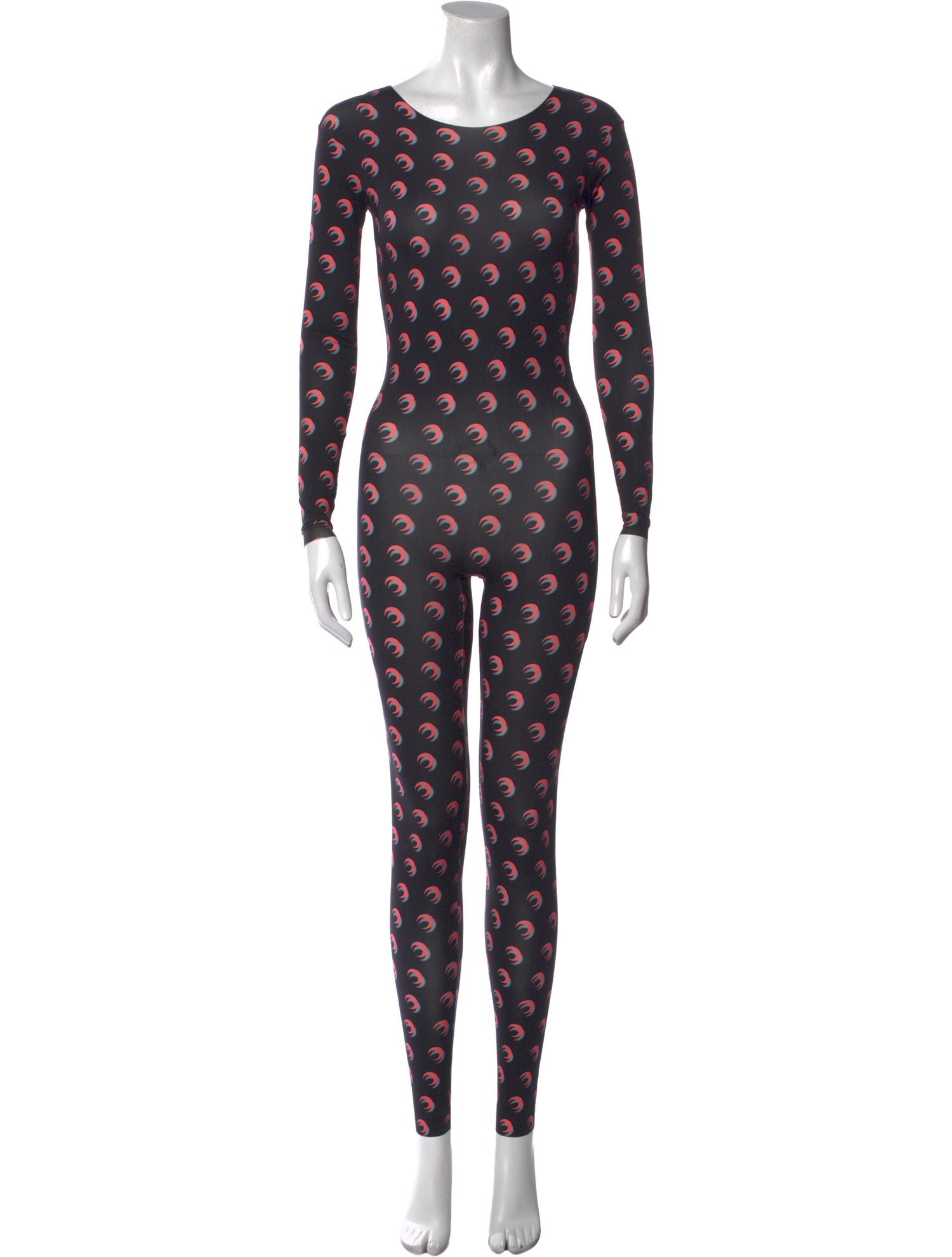 Marine Serre Printed Scoop Neck Jumpsuit