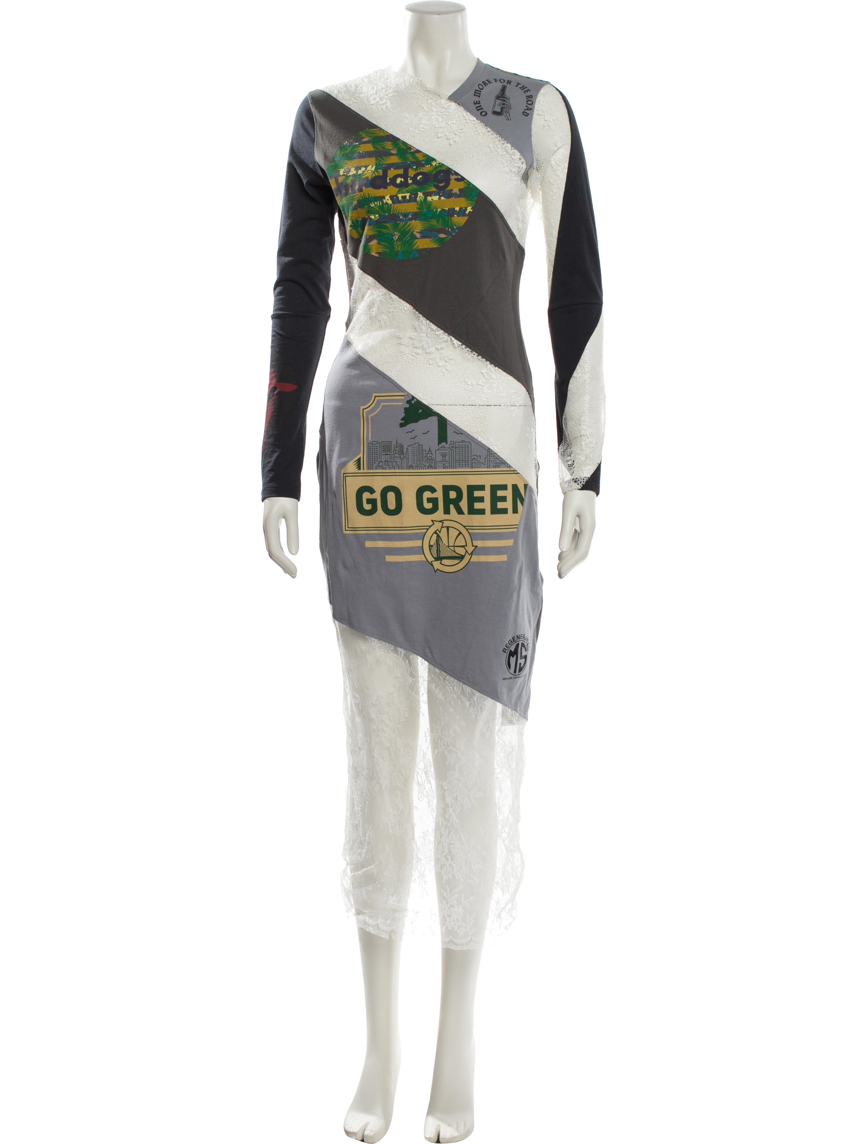 Marine Serre Printed Long Dress