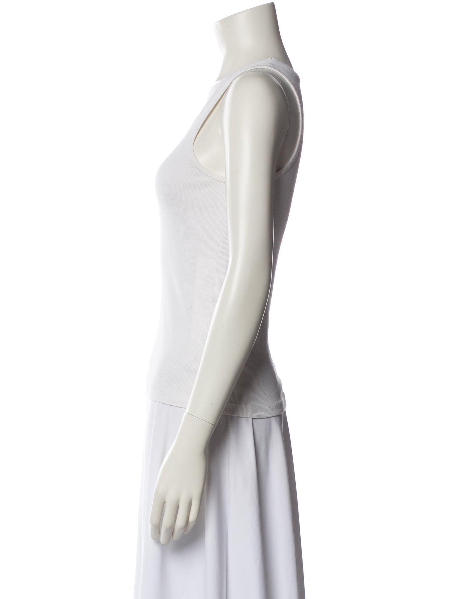 Marine Serre Scoop Neck Sleeveless Top