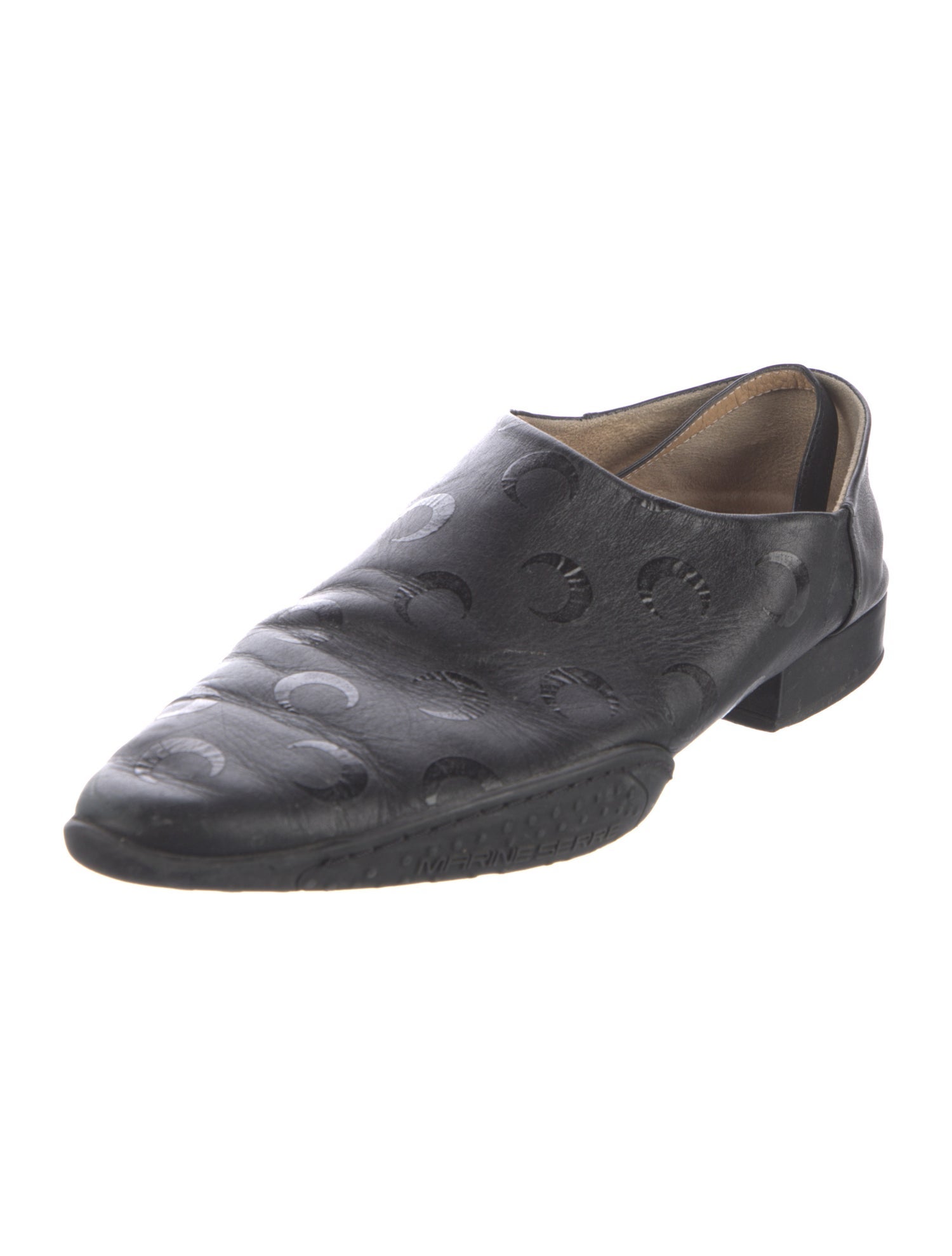Marine Serre Leather Oxfords