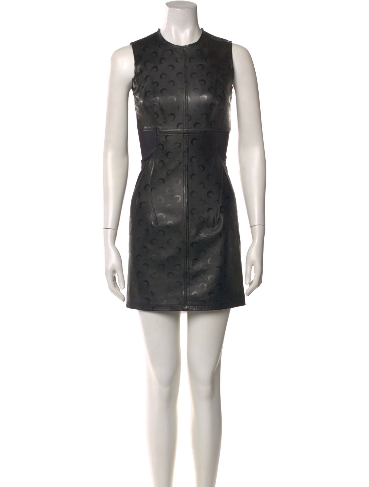 Marine Serre Lamb Leather Mini Dress w/ Tags