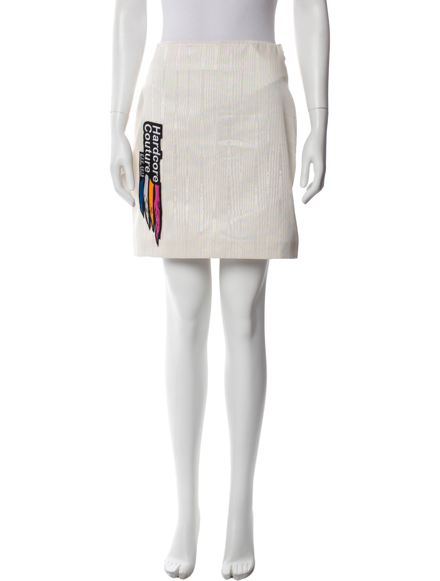 Marine Serre Striped Mini Skirt