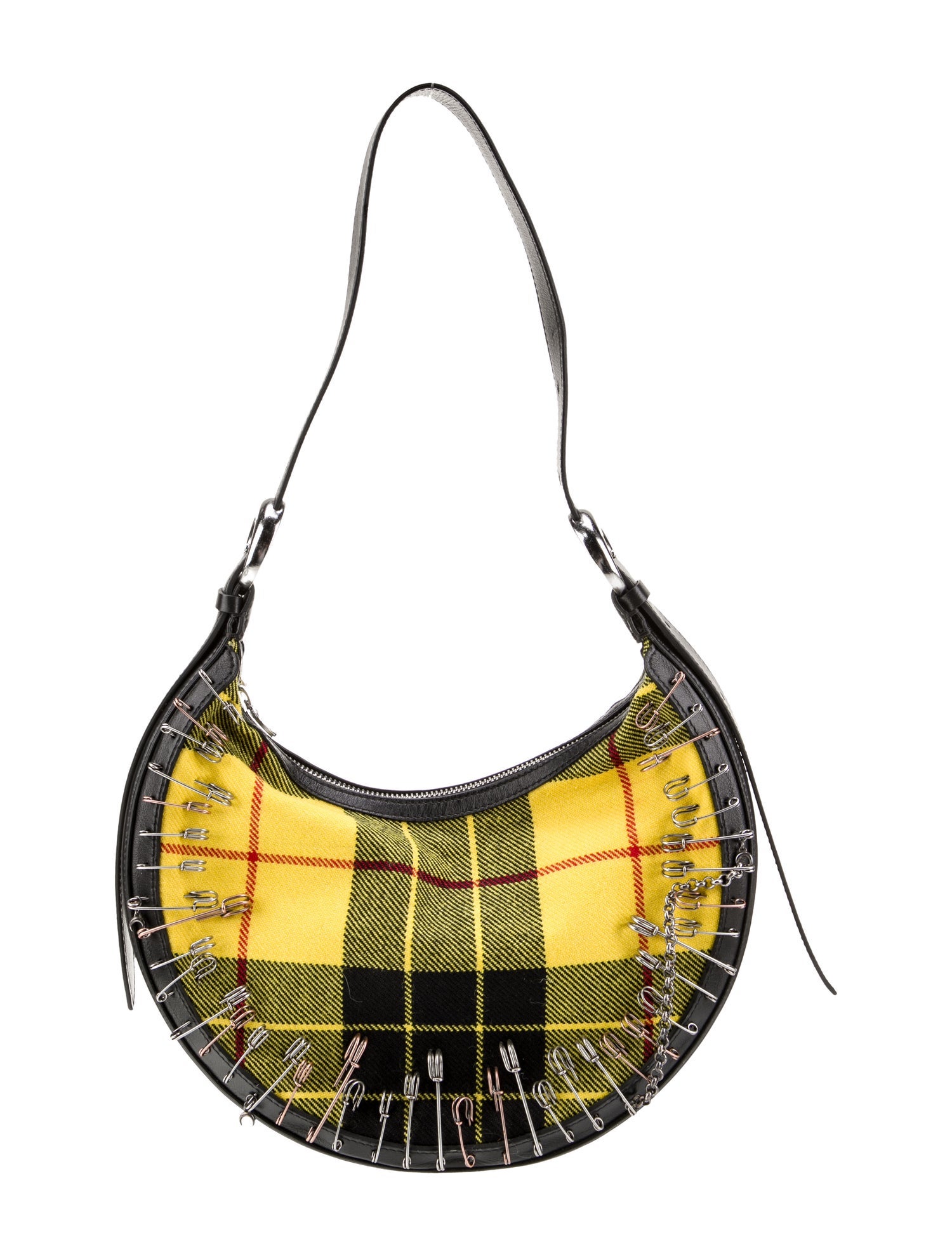 Marine Serre Leather Shoulder Bag w/ Tags