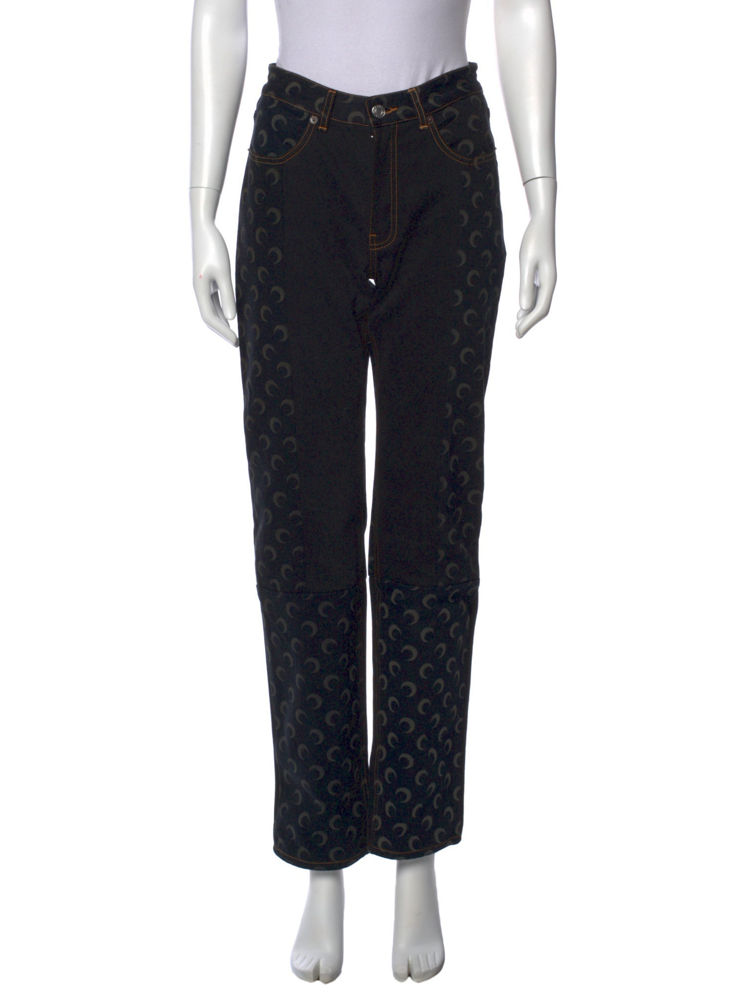 Marine Serre Printed Straight Leg Pants w/ Tags