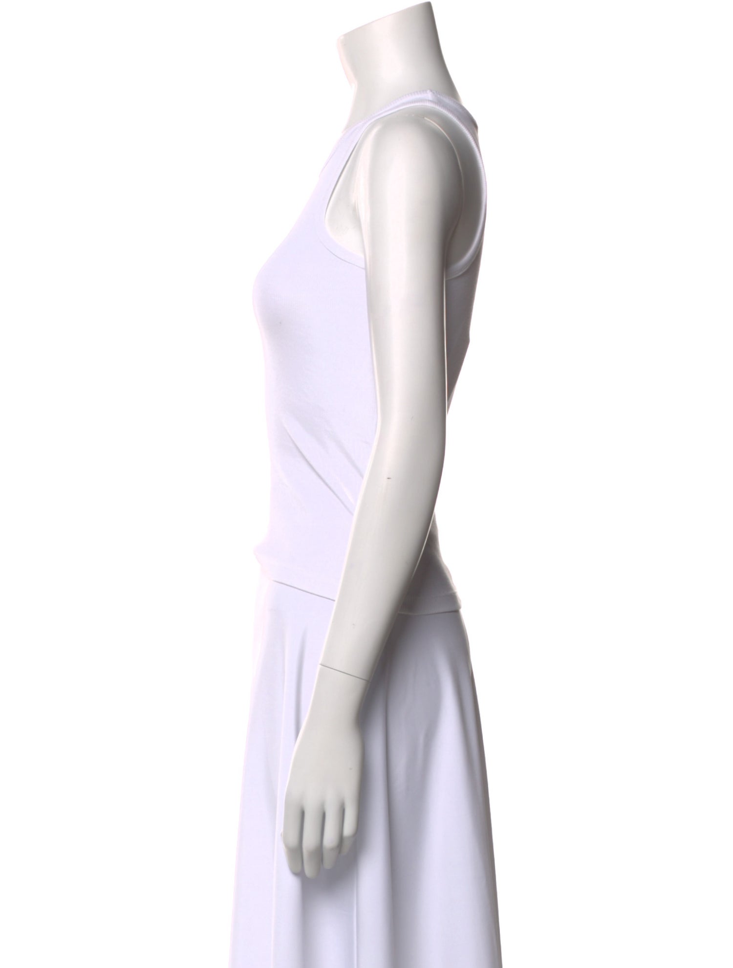 Marine Serre Crew Neck Sleeveless Top