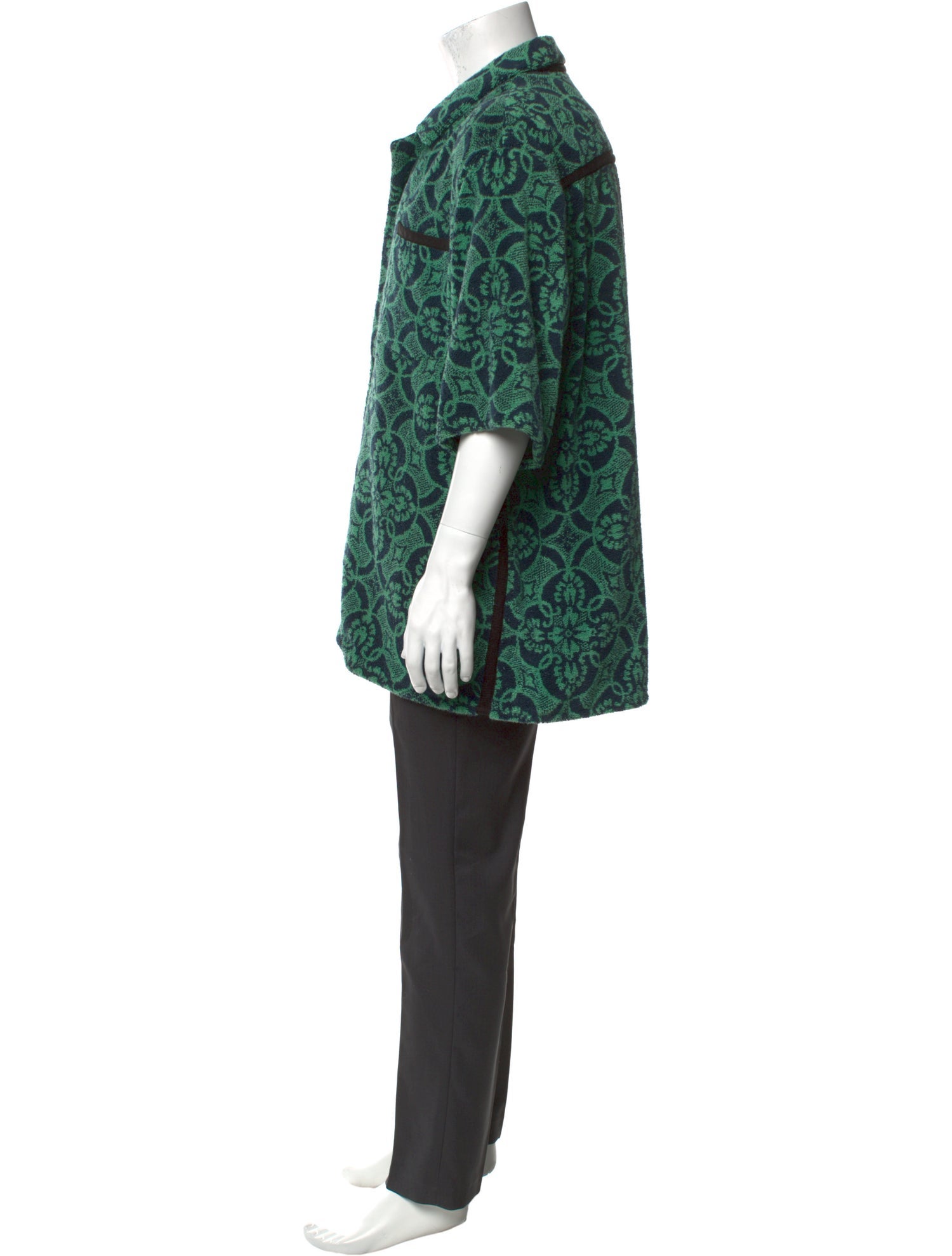 Marine Serre Printed Three-Quarter Sleeve Shirt