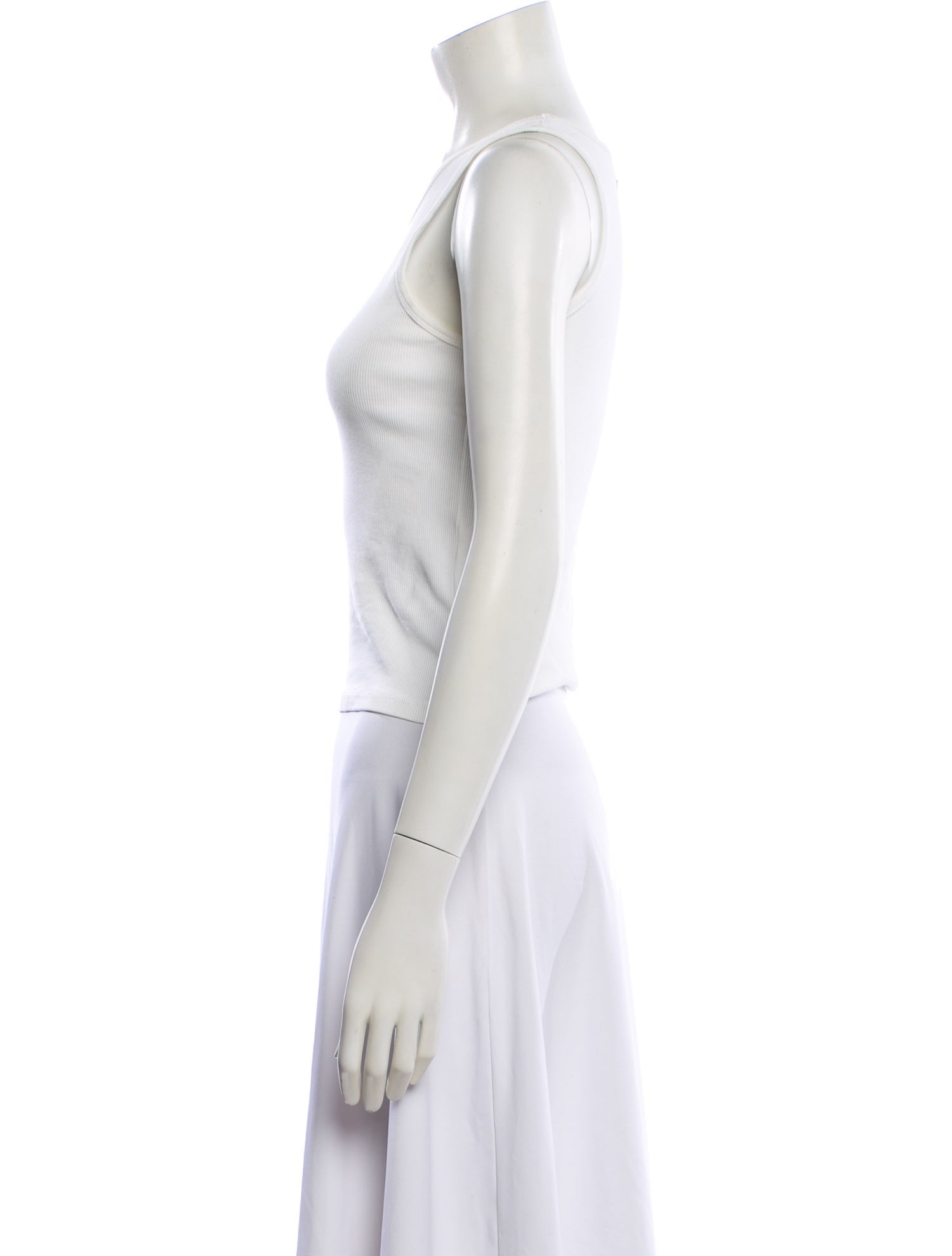 Marine Serre Crew Neck Sleeveless Top