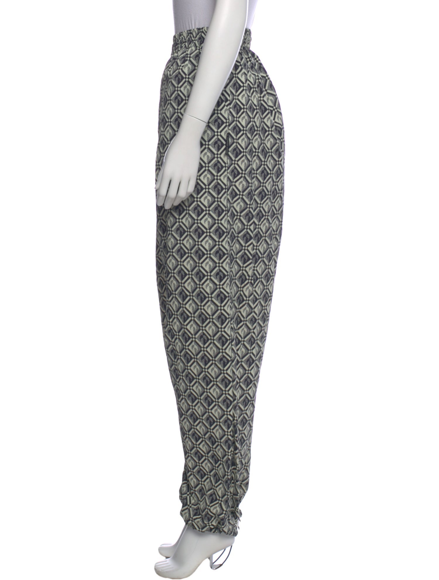 Marine Serre Printed Skinny Leg Pants