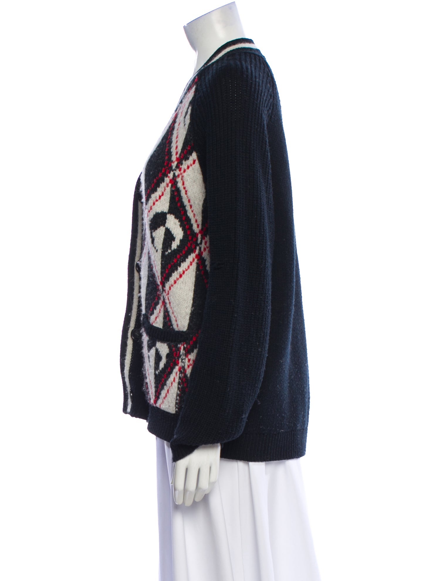 Marine Serre Wool Printed Sweater
