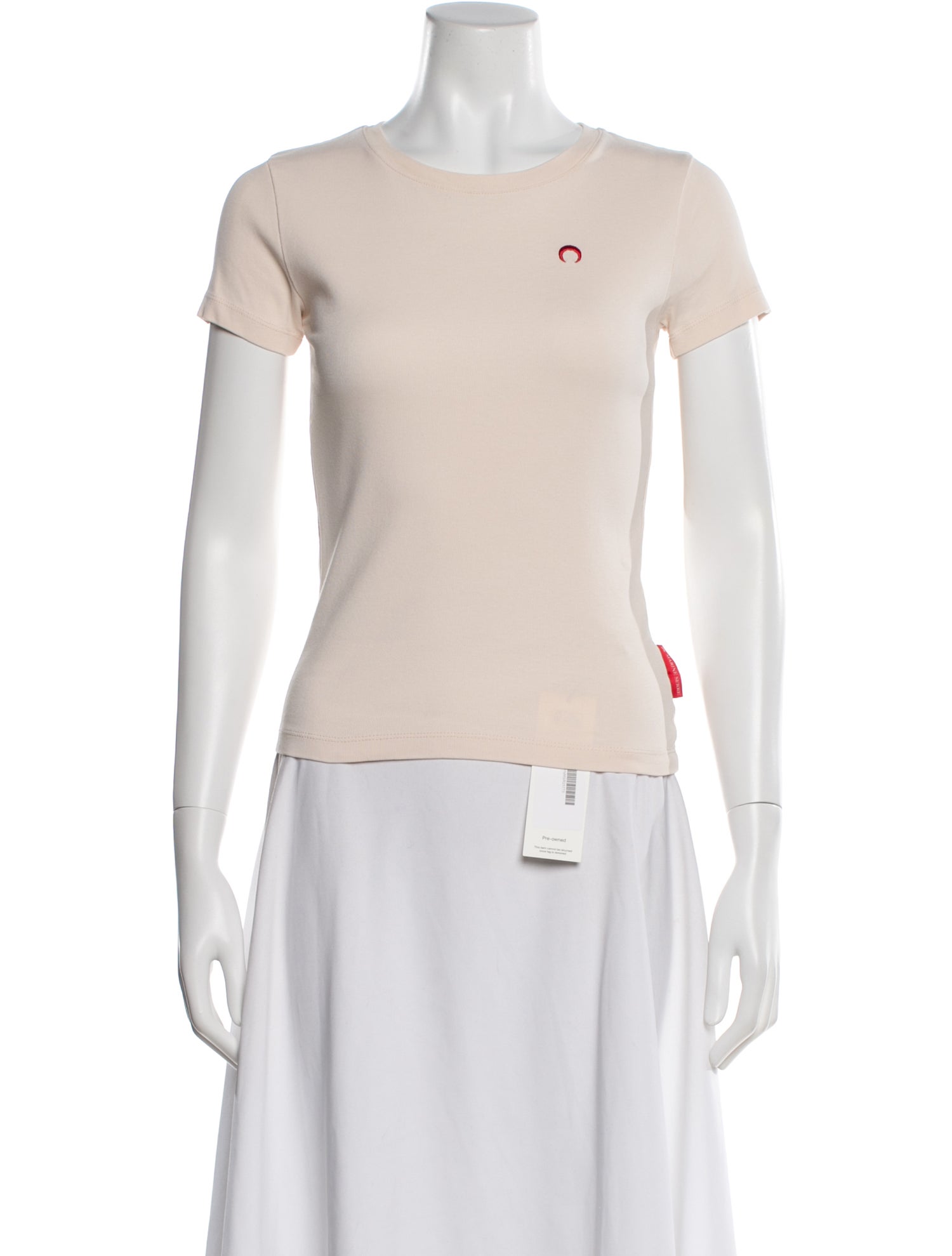 Marine Serre Crew Neck Short Sleeve T-Shirt