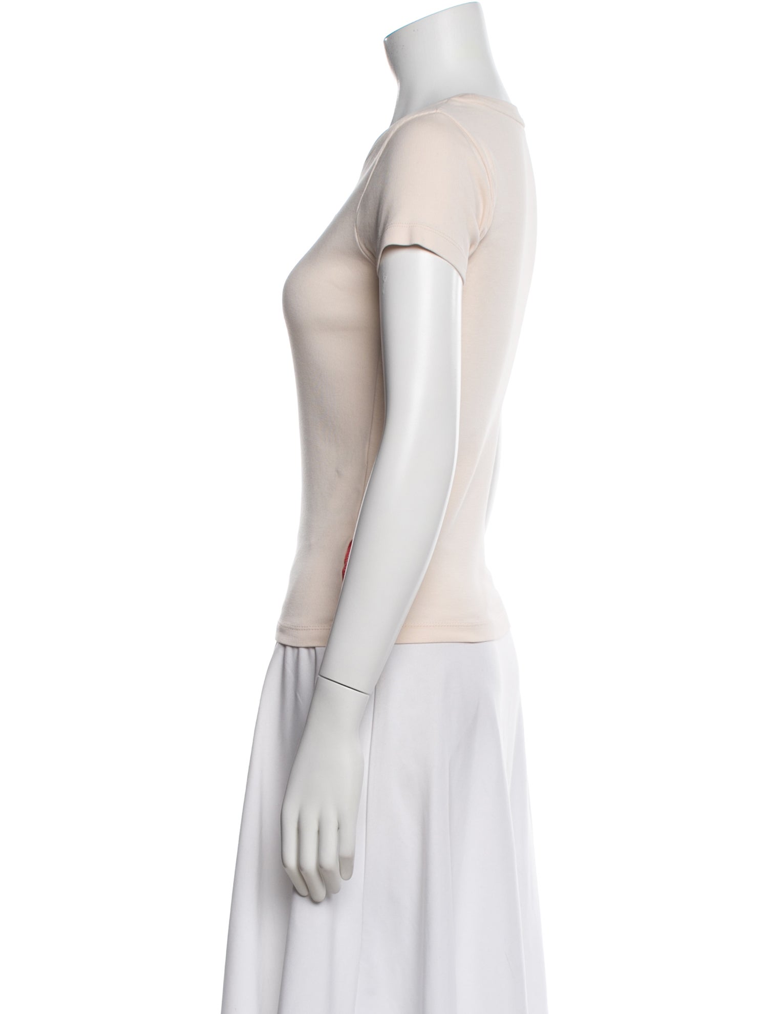 Marine Serre Crew Neck Short Sleeve T-Shirt