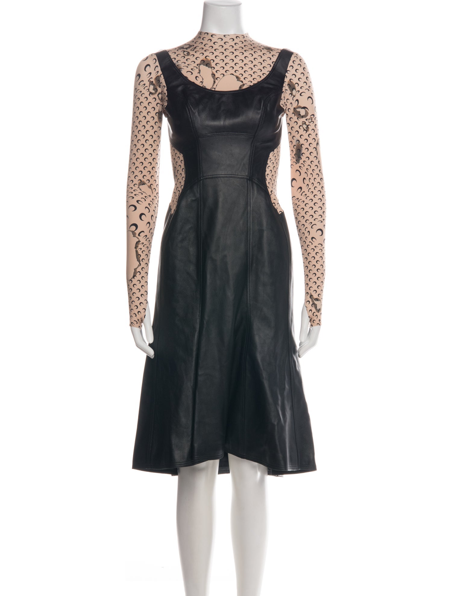 girls leather dress SILVER LEATHER DRESS main image 1