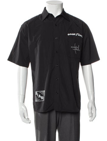 Mr. Saturday Casual Shirts Graphic Print Short Sleeve Shirt M