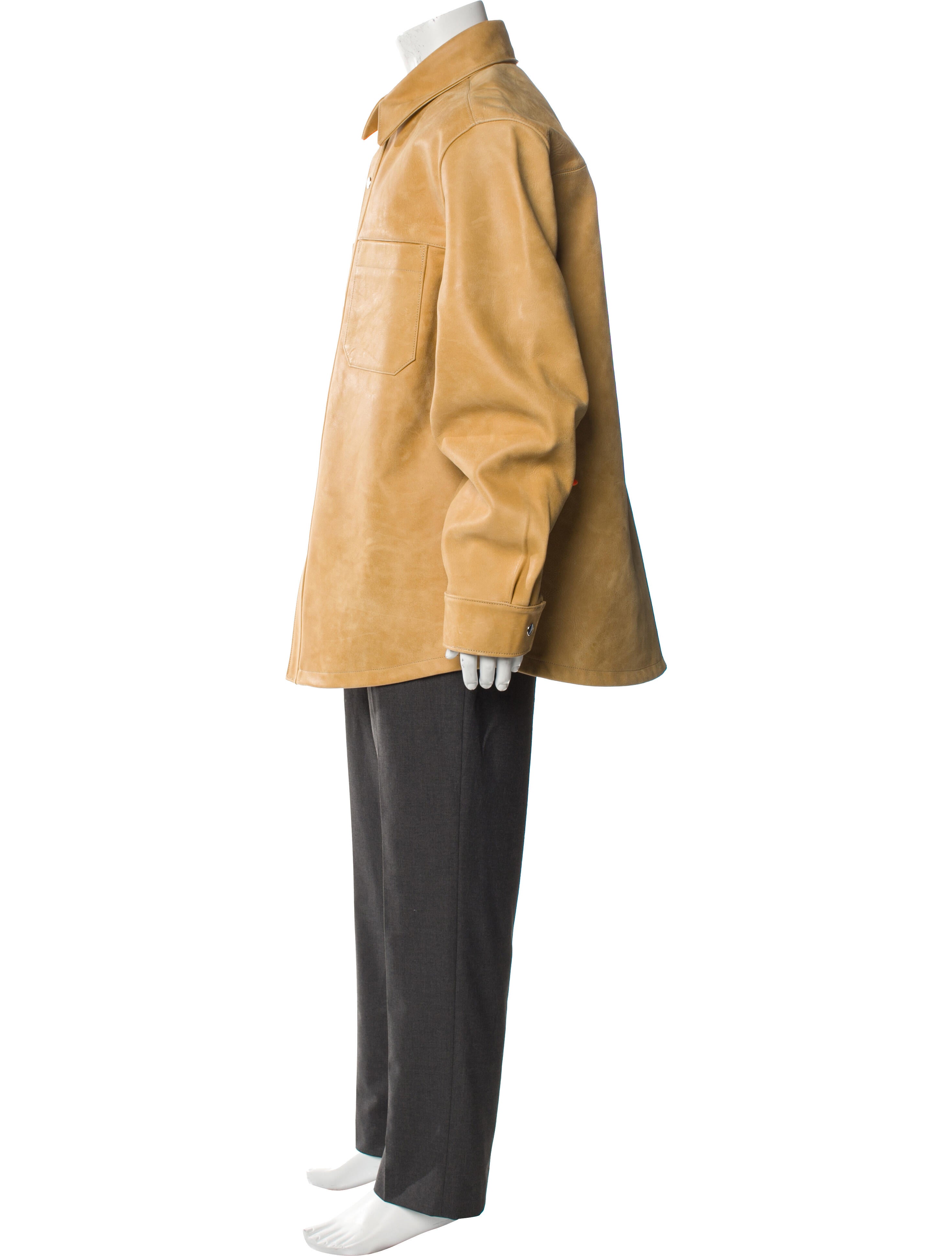 Mr. SATURDAY Leather Trench Coat