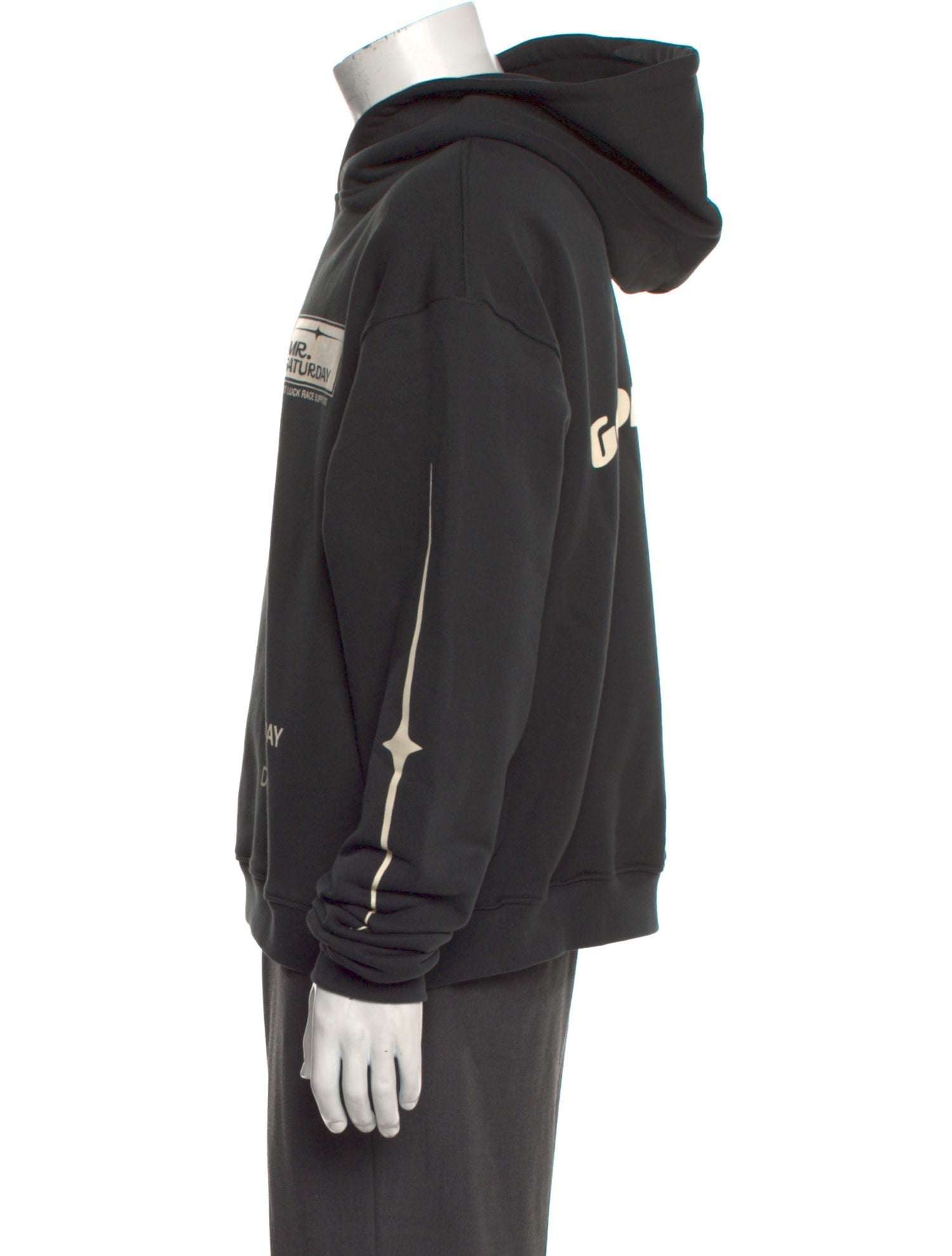 Mr. SATURDAY Graphic Print Crew Neck Hoodie