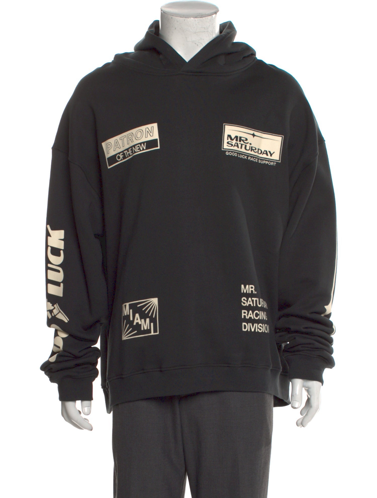 Mr. SATURDAY Graphic Print Crew Neck Hoodie w/ Tags