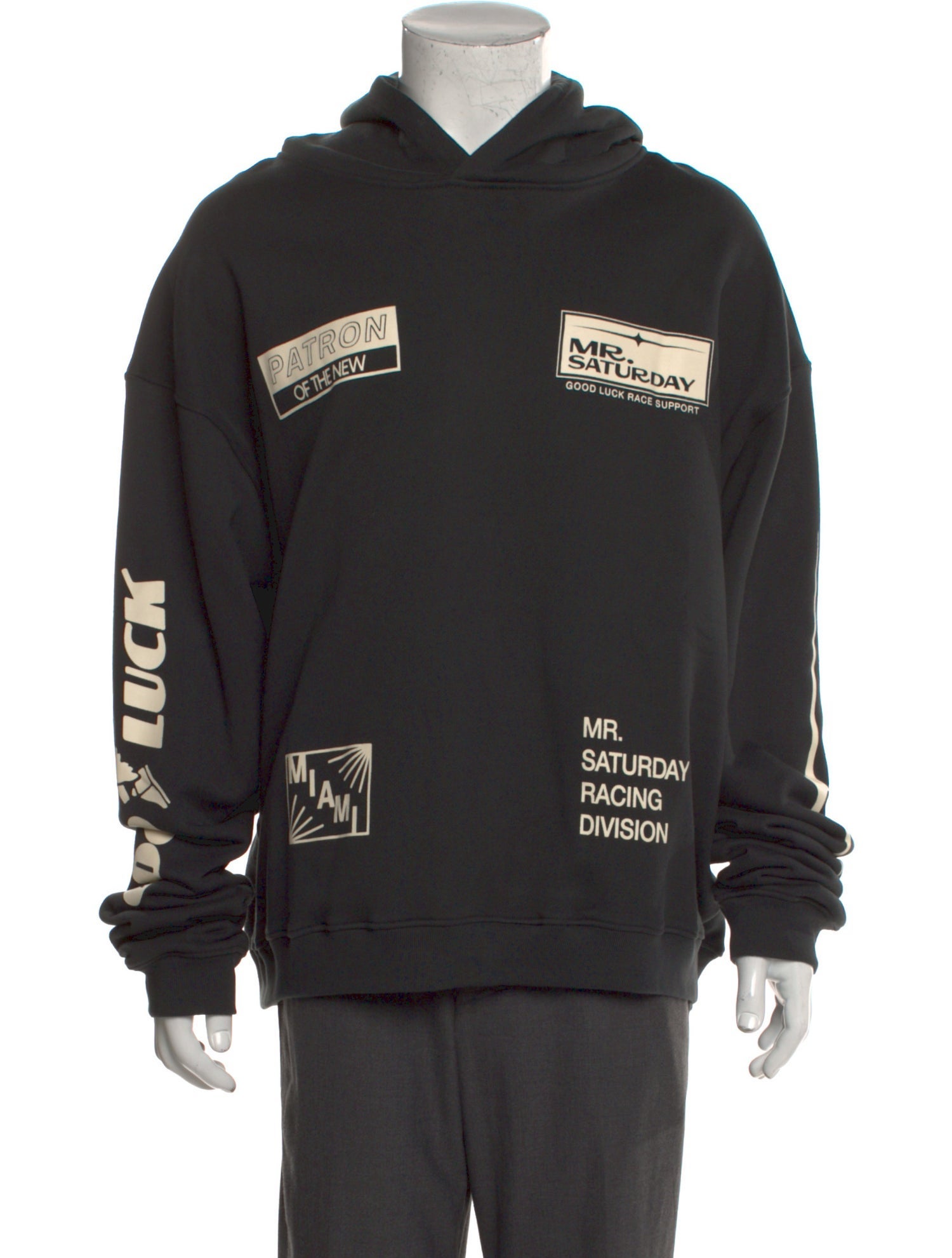 Mr. SATURDAY Graphic Print Crew Neck Hoodie w/ Tags