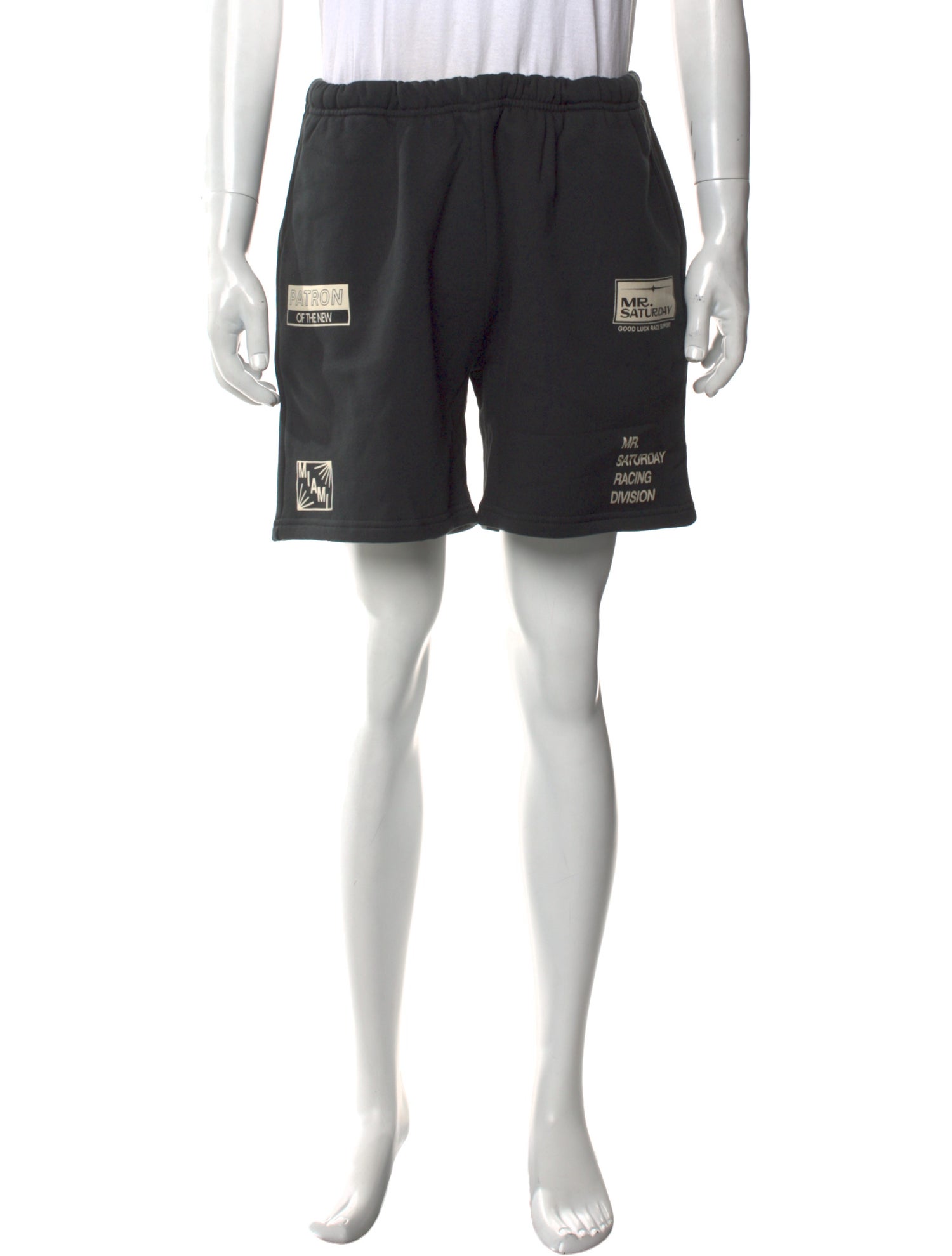 Mr. SATURDAY Graphic Print Jogger Shorts w/ Tags