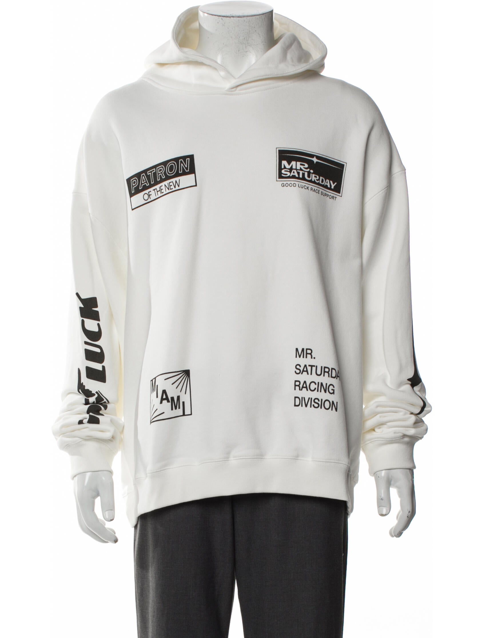 Mr. SATURDAY Graphic Print Crew Neck Hoodie w/ Tags