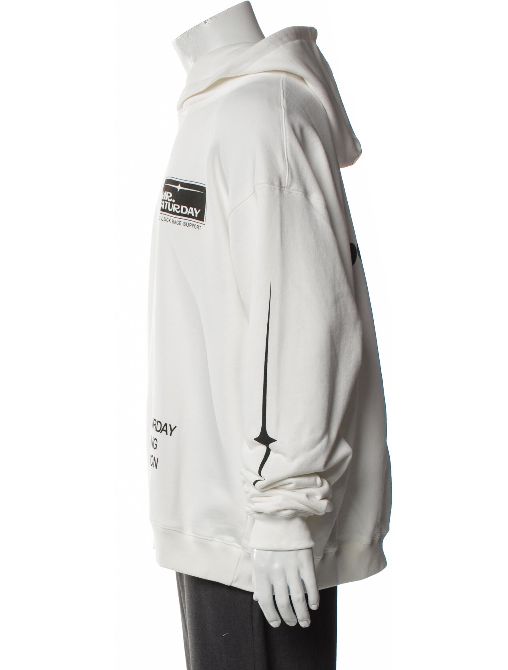 Mr. SATURDAY Graphic Print Crew Neck Hoodie w/ Tags