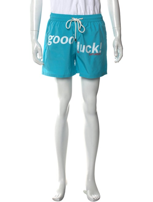 Mr. SATURDAY Graphic Print Swim Trunks