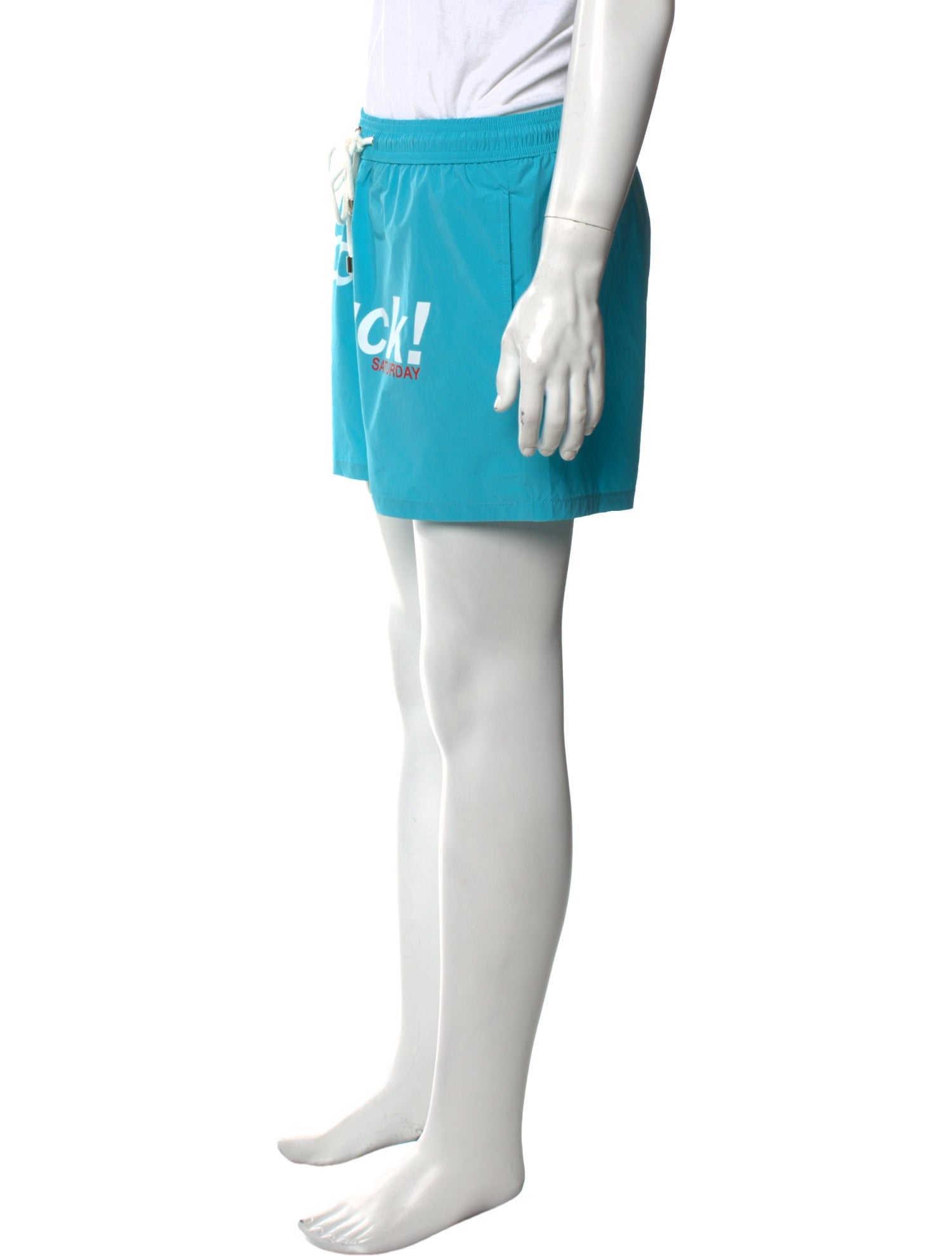 Mr. SATURDAY Graphic Print Swim Trunks