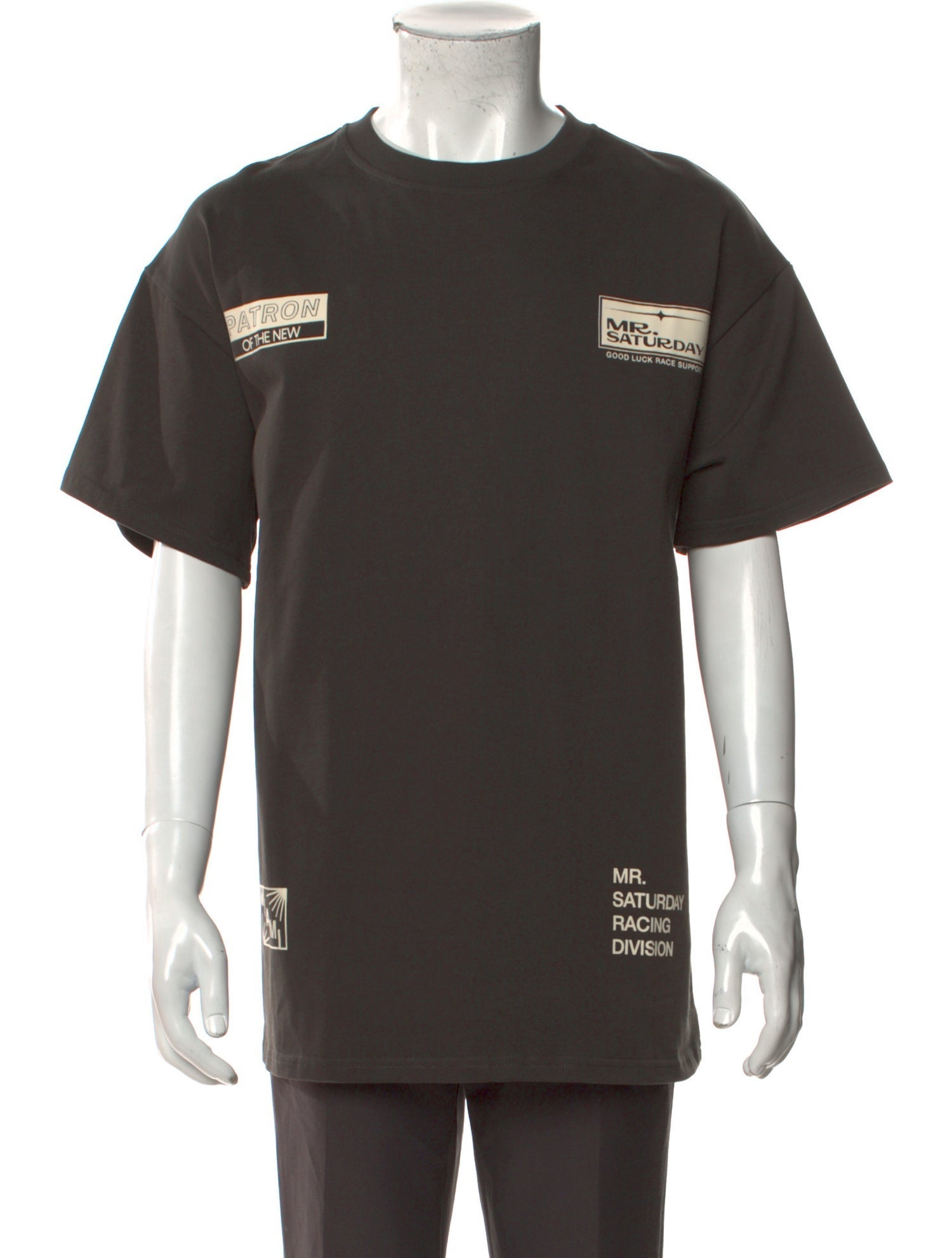 Mr. SATURDAY Graphic Print Crew Neck T-Shirt