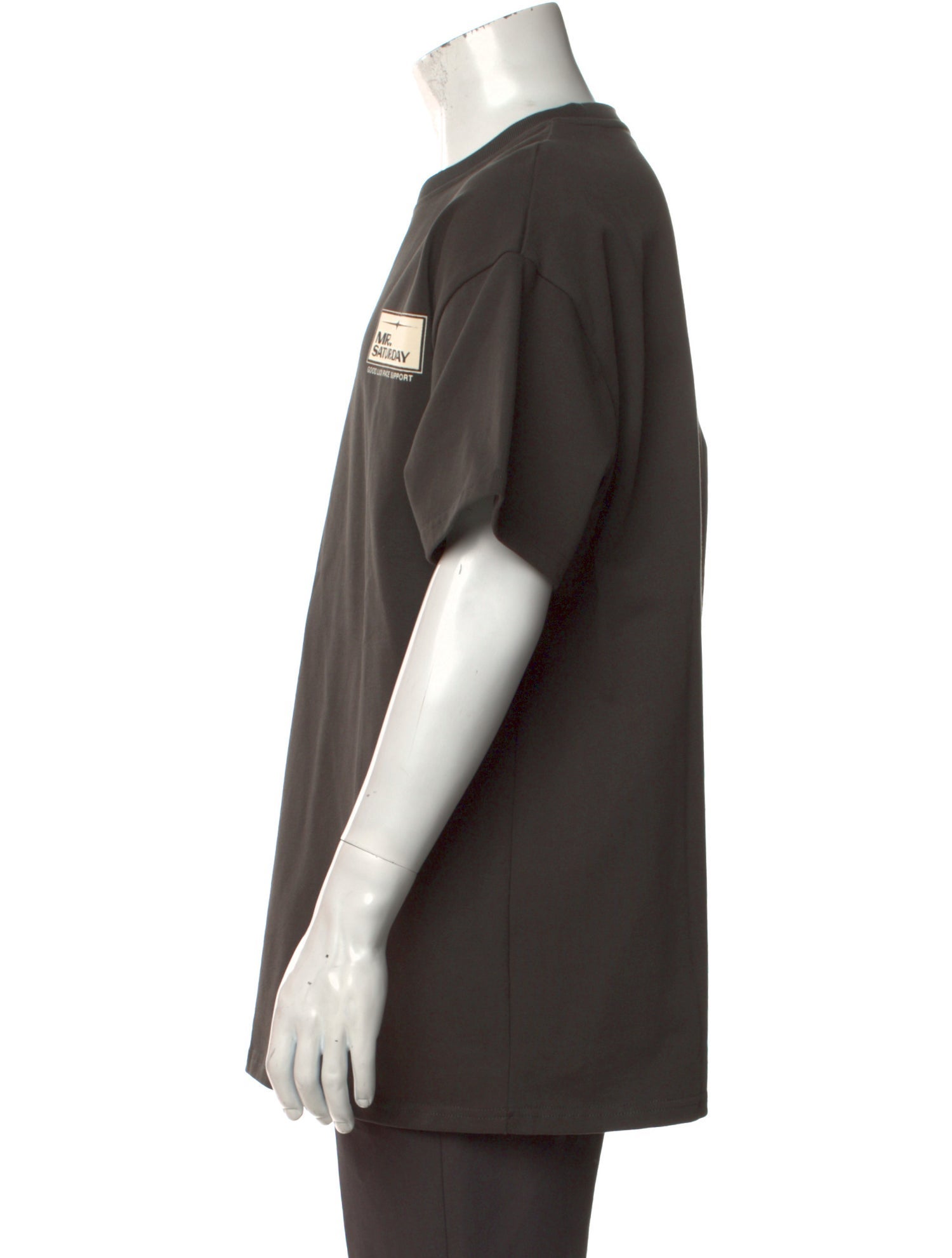 Mr. SATURDAY Graphic Print Crew Neck T-Shirt