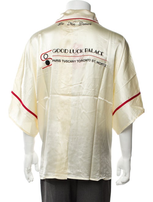 Mr. SATURDAY Colorblock Pattern Embroidered Accent Pajama Top