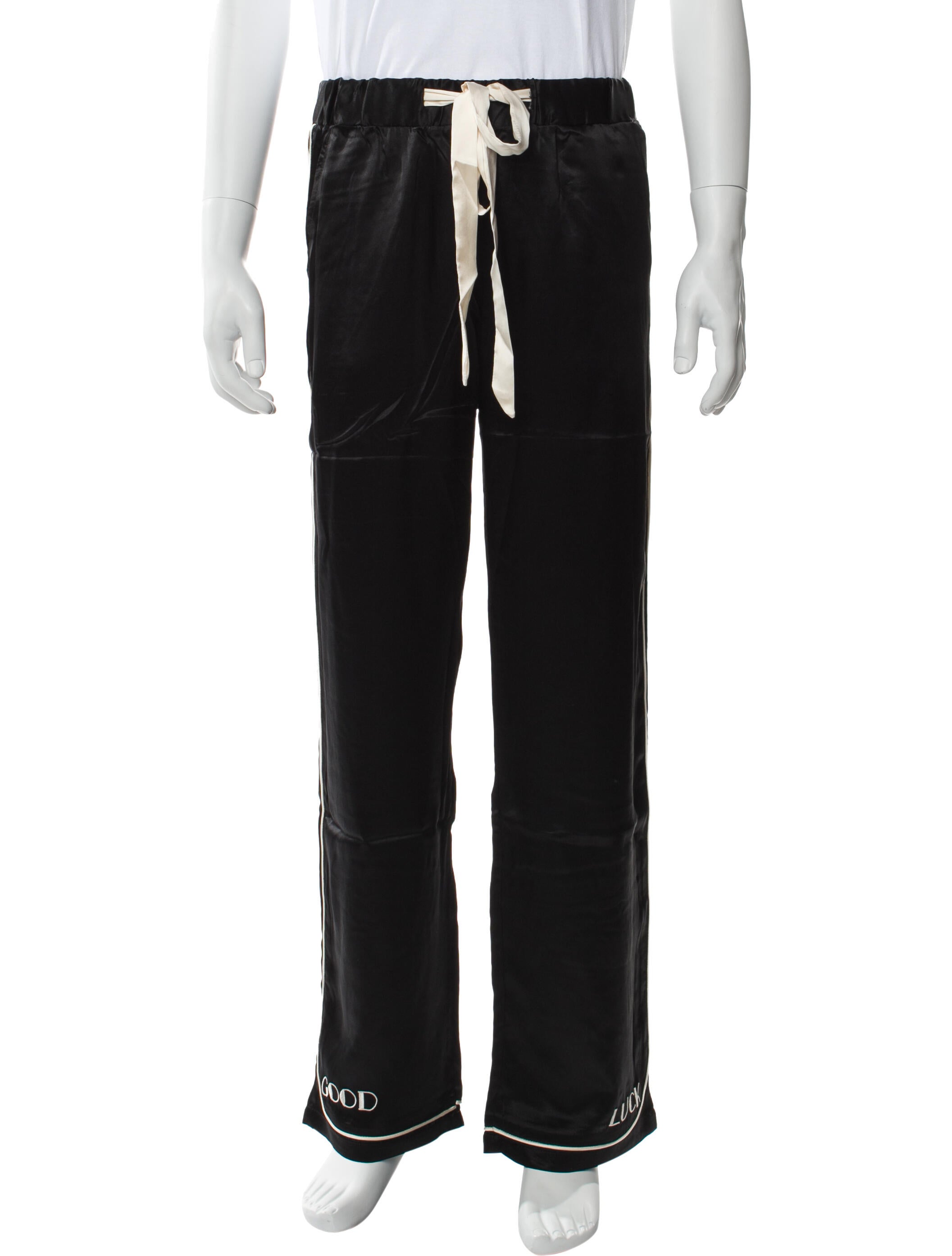 Mr. SATURDAY Silk Striped Pajama Bottoms w/ Tags