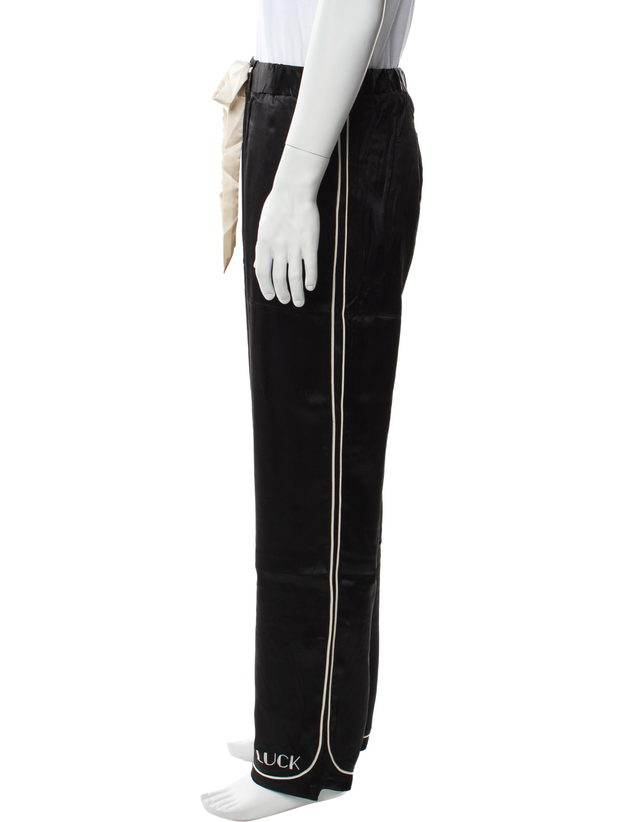 Mr. SATURDAY Silk Striped Pajama Bottoms w/ Tags