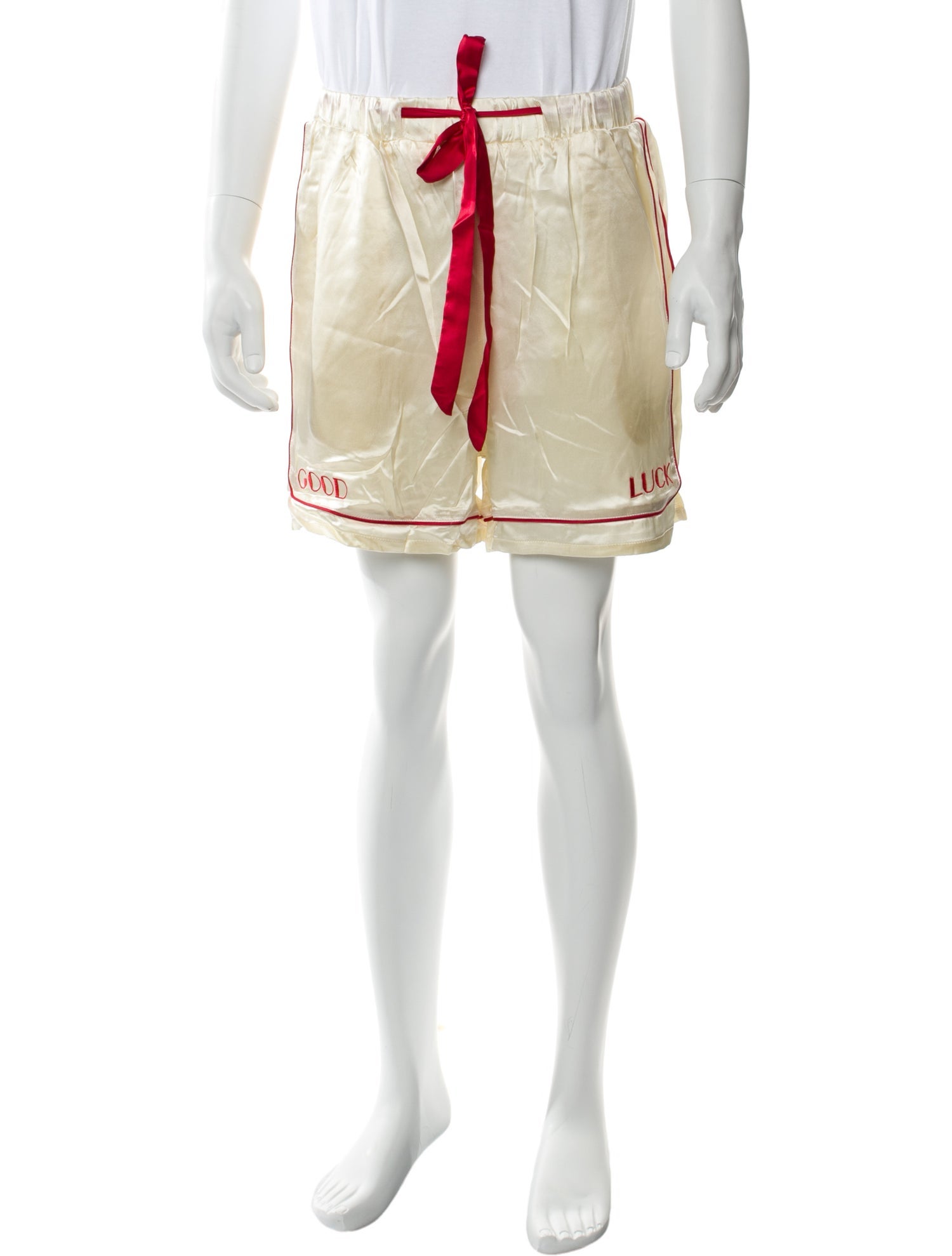 Mr. SATURDAY Silk Graphic Print Lounge Bottoms w/ Tags