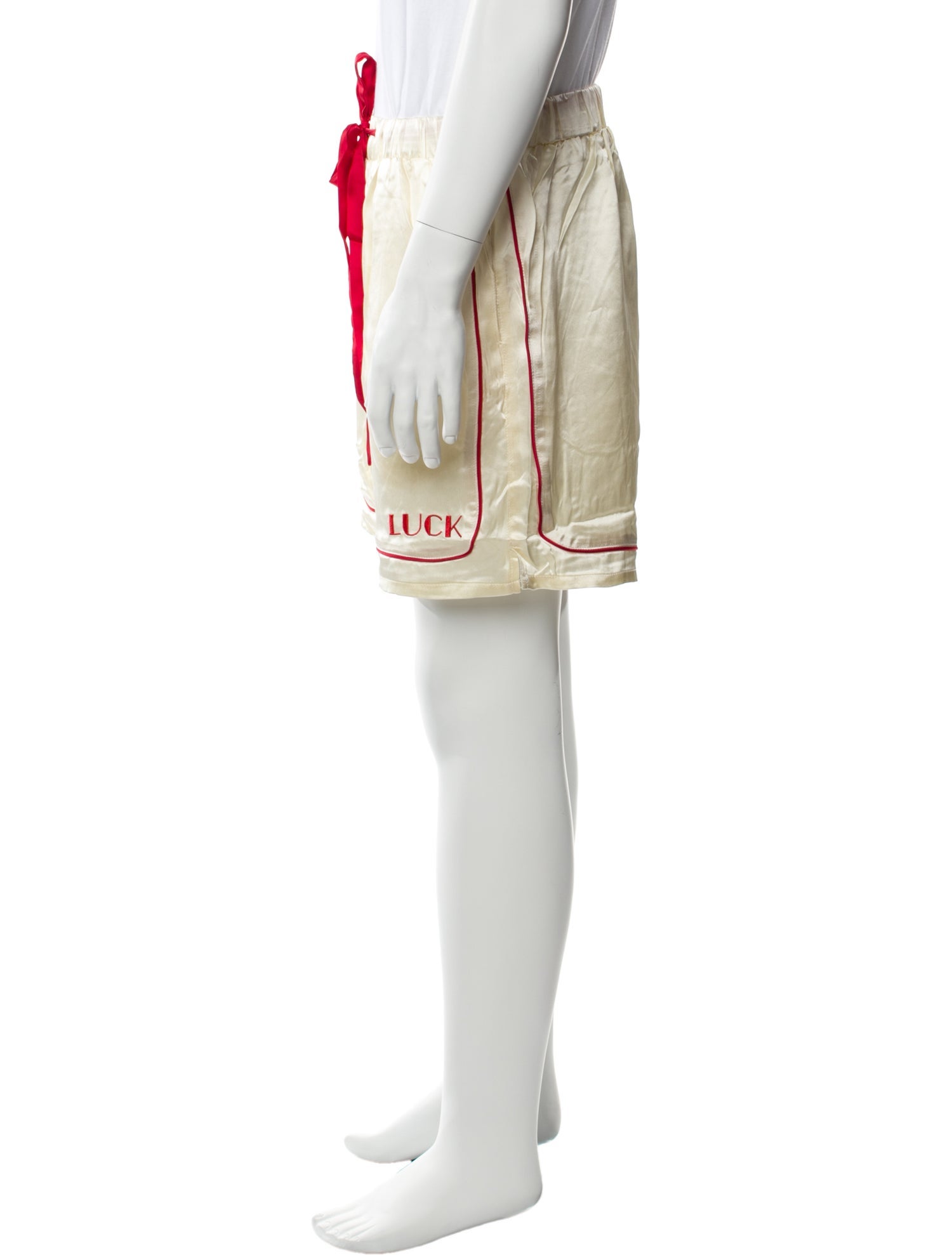 Mr. SATURDAY Silk Graphic Print Pajama Bottoms