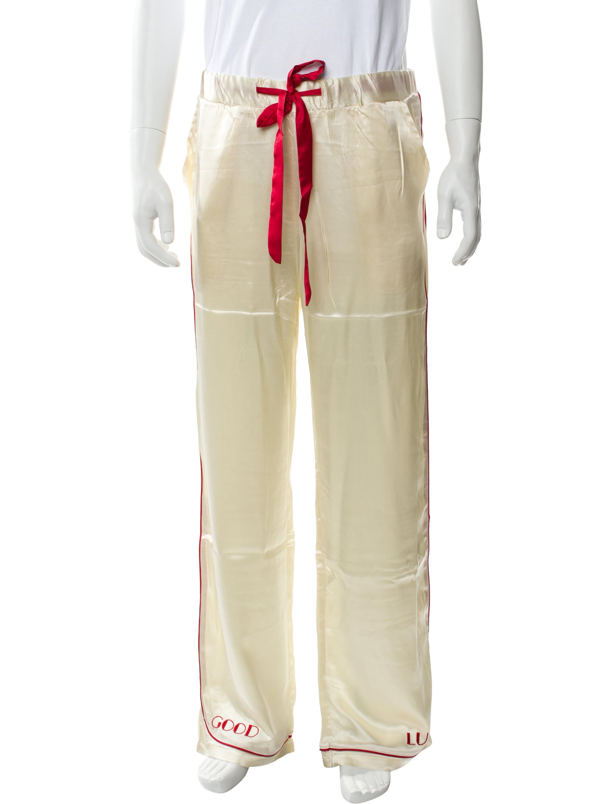 Mr. SATURDAY Silk Striped Pajama Bottoms w/ Tags