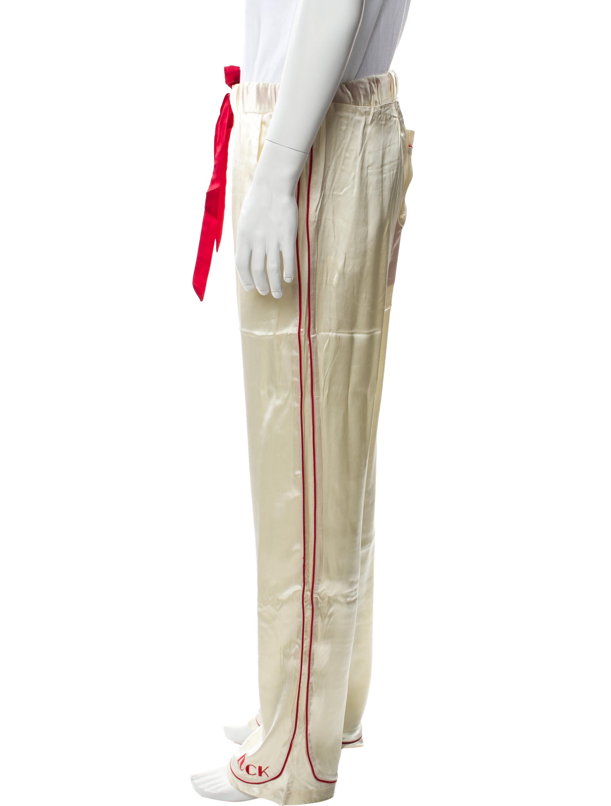 Mr. SATURDAY Silk Striped Pajama Bottoms w/ Tags