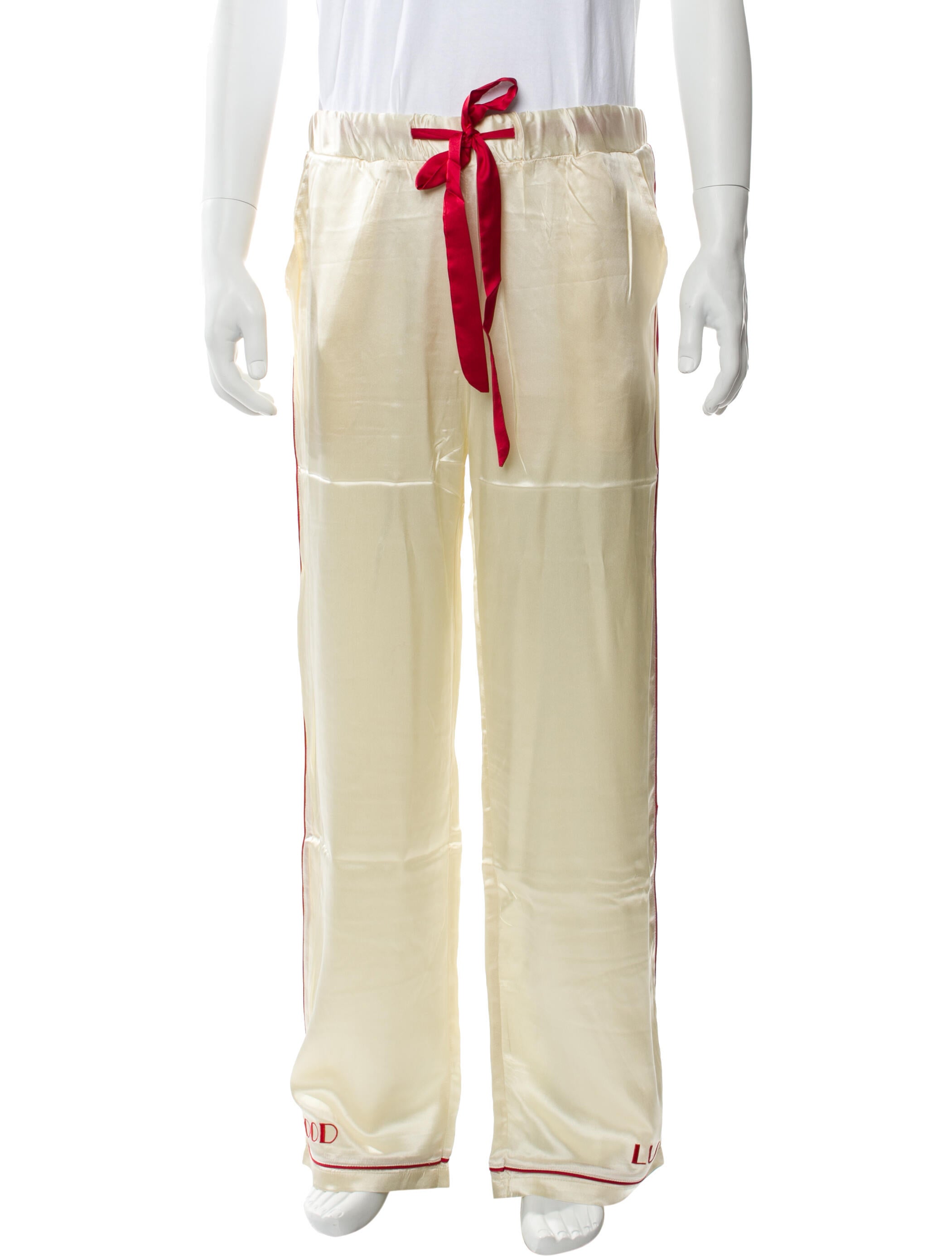 Mr. SATURDAY Silk Striped Pajama Bottoms w/ Tags