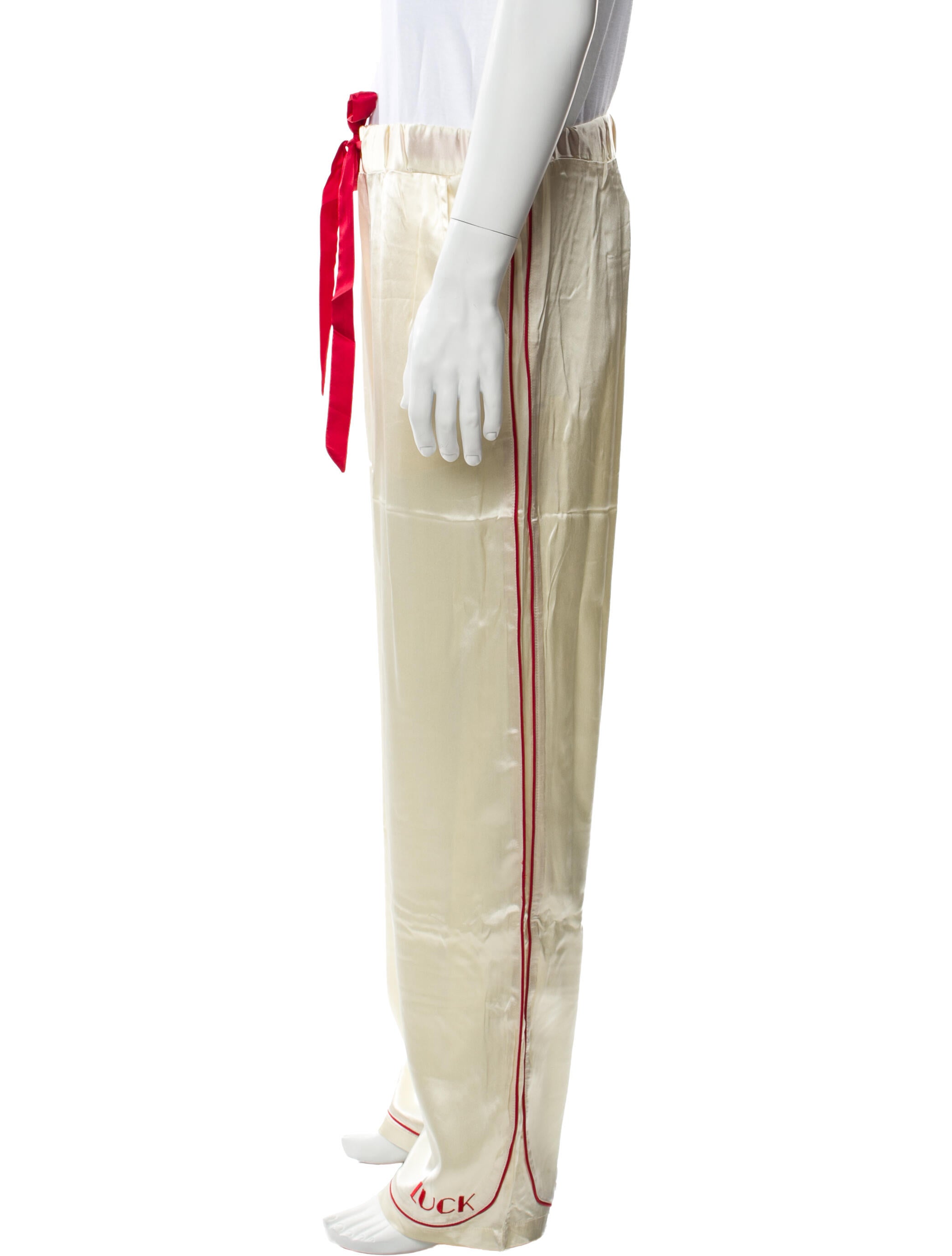 Mr. SATURDAY Silk Striped Pajama Bottoms w/ Tags