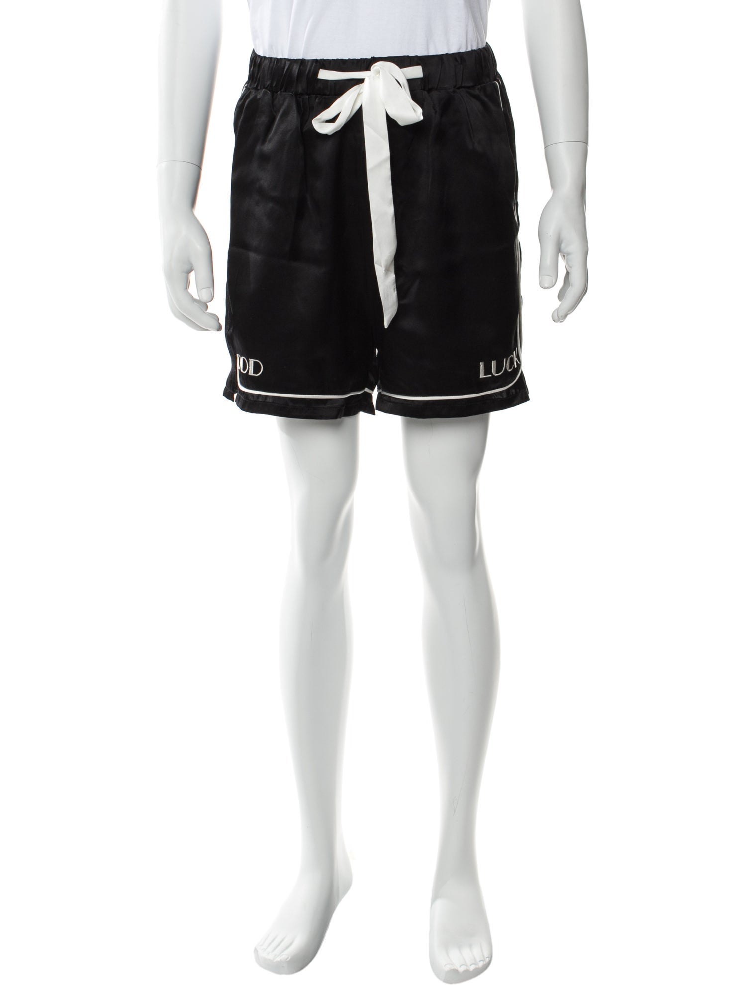 Mr. SATURDAY Silk Graphic Print Lounge Bottoms w/ Tags