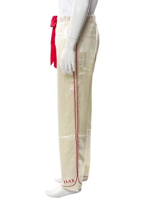 Mr. SATURDAY Silk Graphic Print Lounge Bottoms